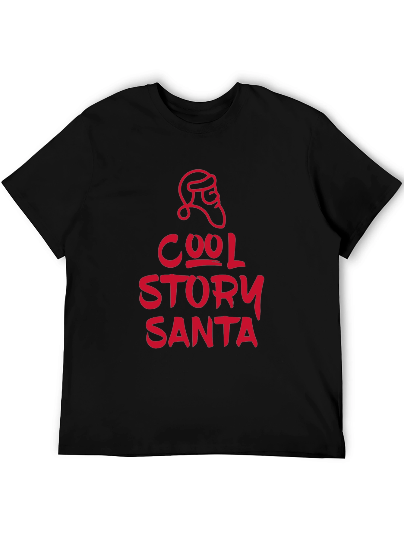 Cool Story Santa Tee - Holiday Graphic T-Shirt