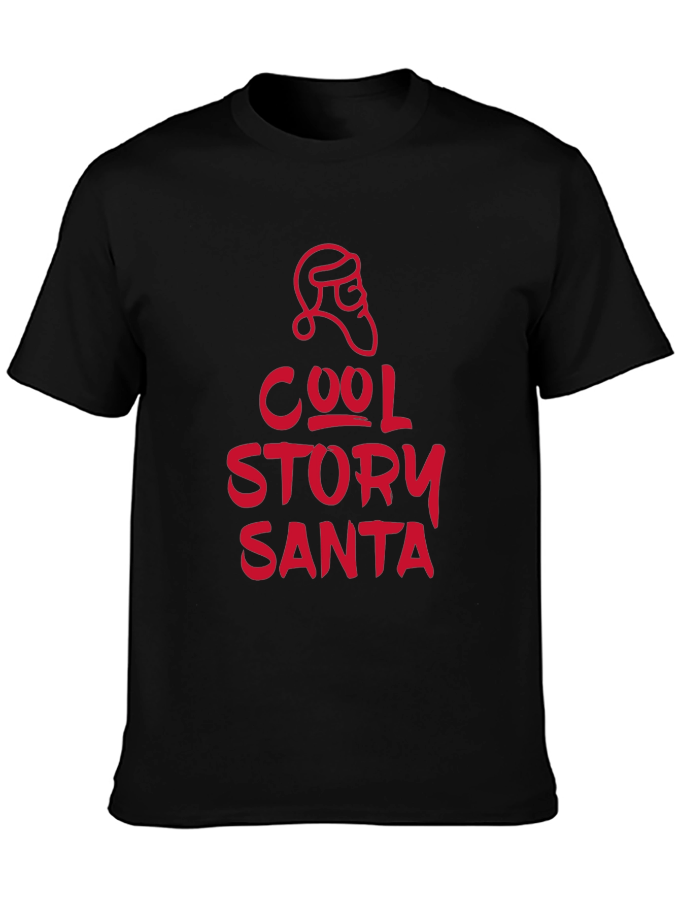 Cool Story Santa Tee - Holiday Graphic T-Shirt
