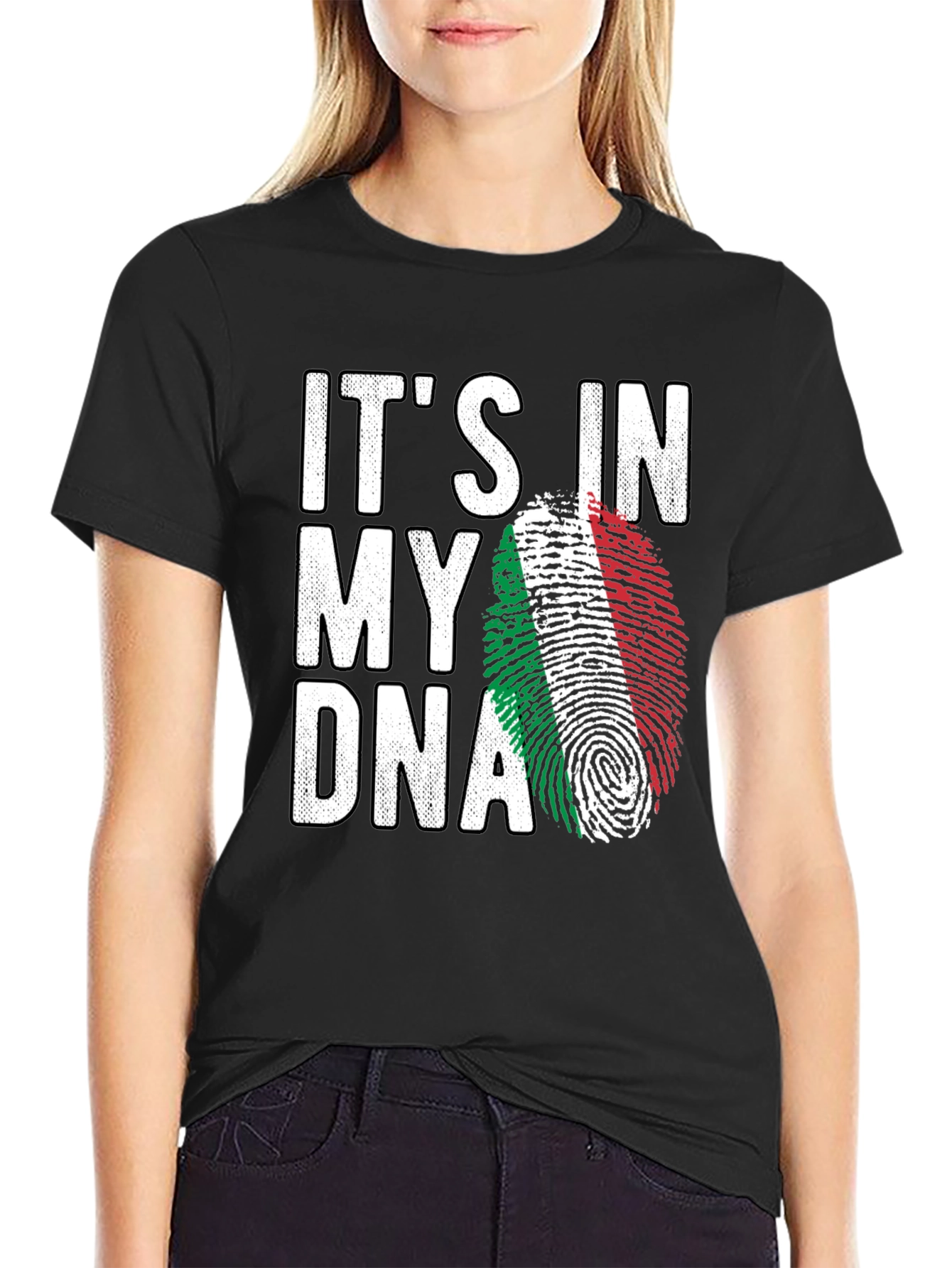 Italian DNA T-Shirt - Black Tee
