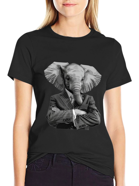 Elephant Suit T-Shirt - Unique Graphic Tee
