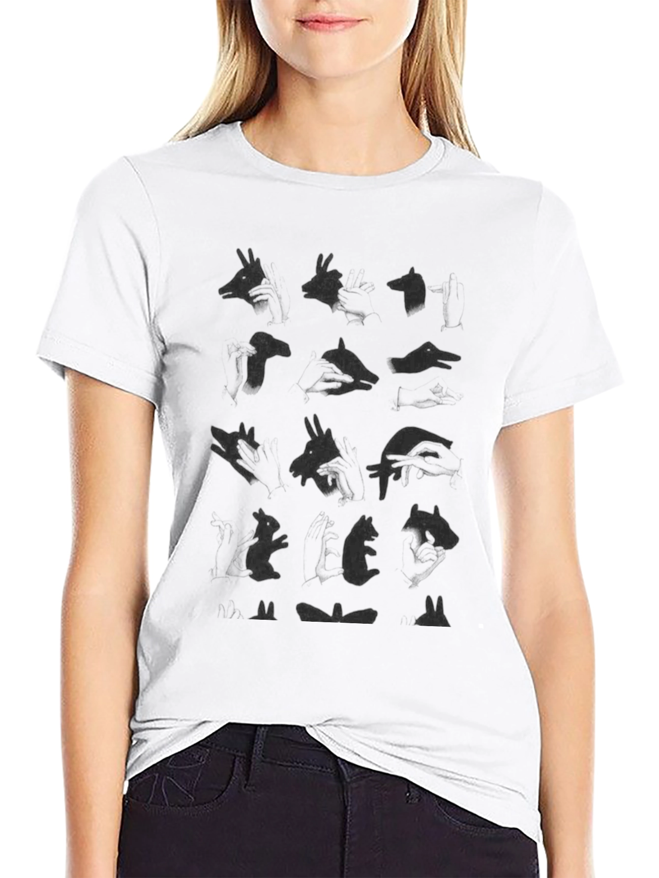 Shadow Puppet T-Shirt - Animal Hand Shadows