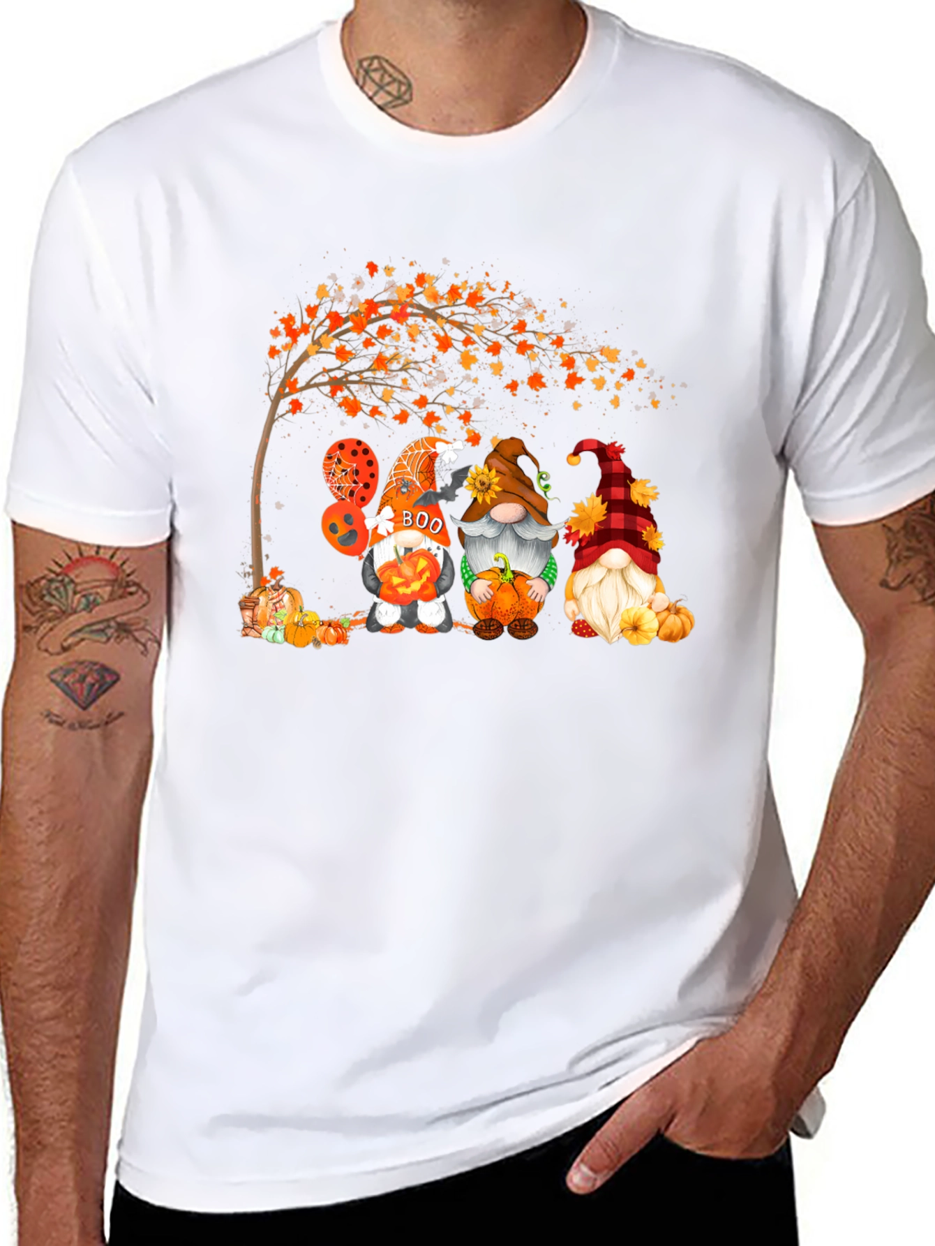 Fall Gnomes T-Shirt - Autumn Season Style