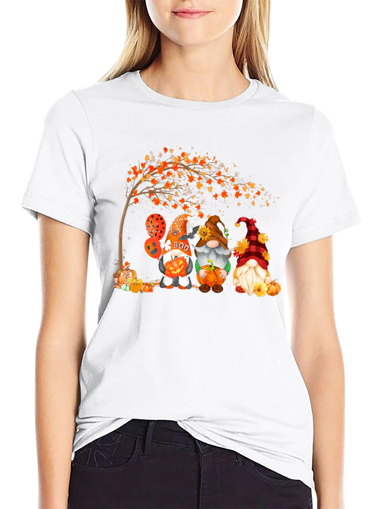 Fall Gnomes T-Shirt - Autumn Season Style
