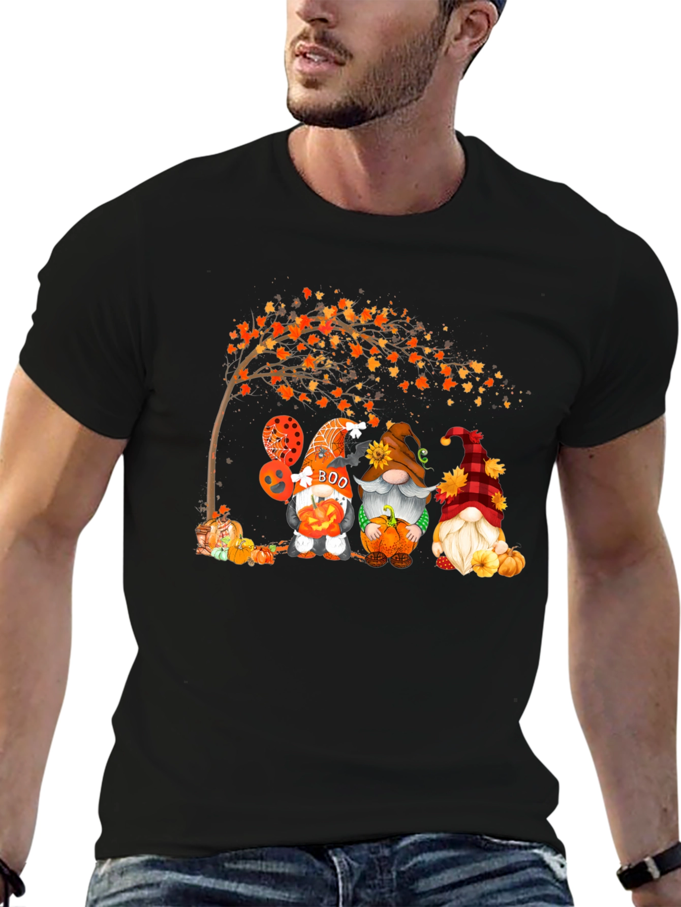 Fall Gnomes T-Shirt - Autumn Season Style