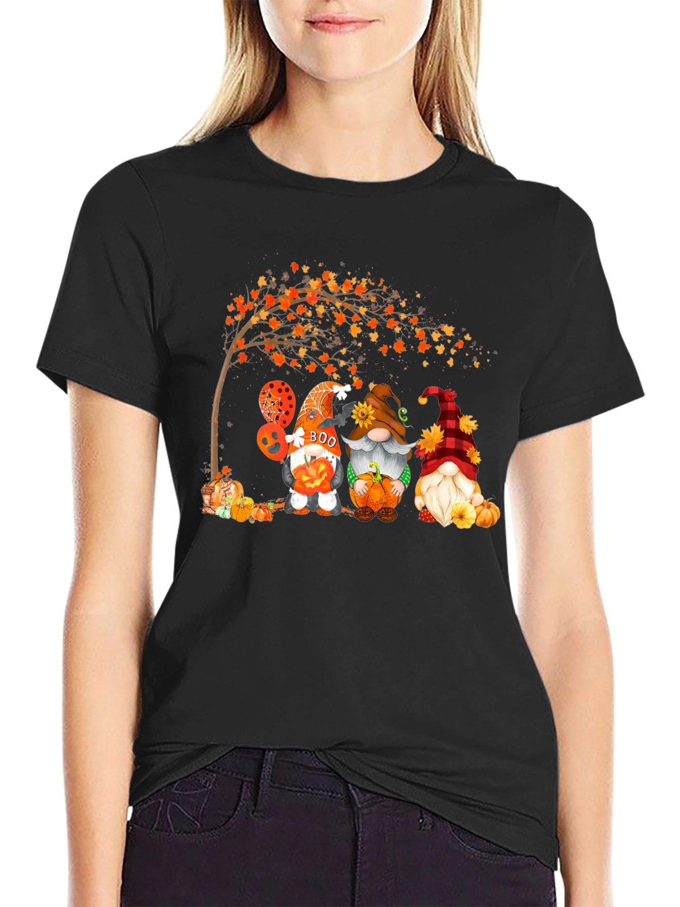 Fall Gnomes T-Shirt - Autumn Season Style