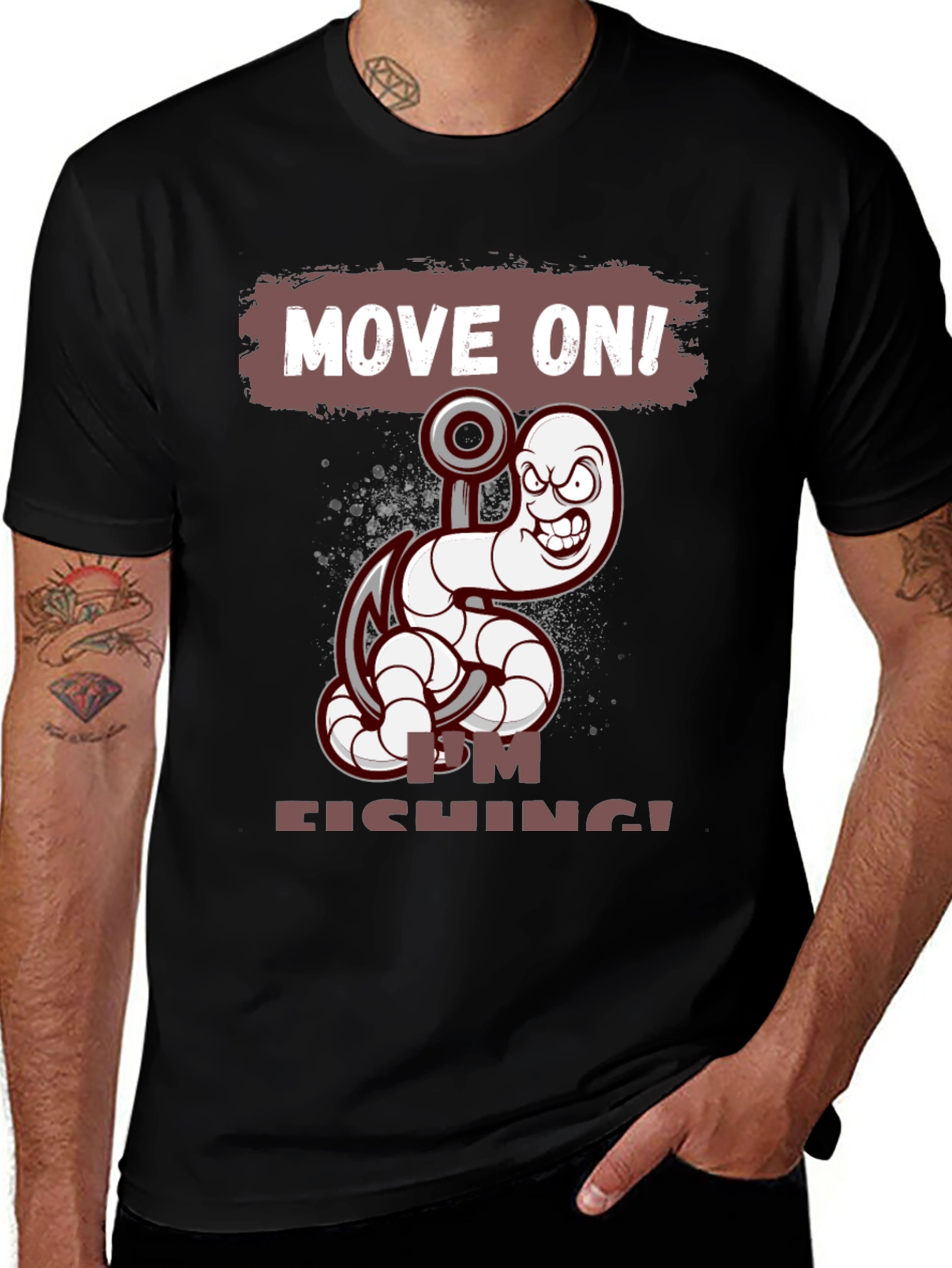 Move On! Im Fishing T-Shirt