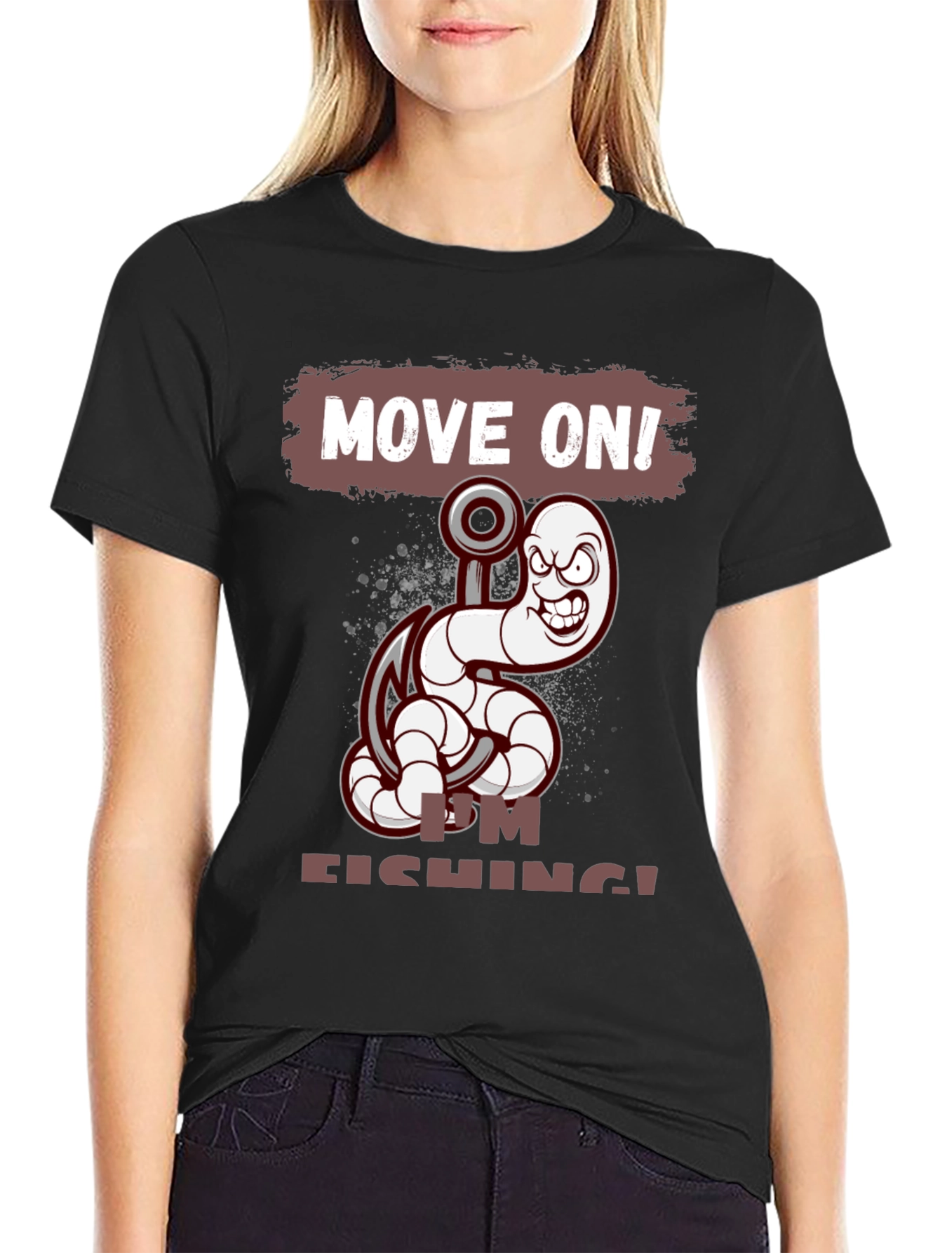 Move On! Im Fishing T-Shirt