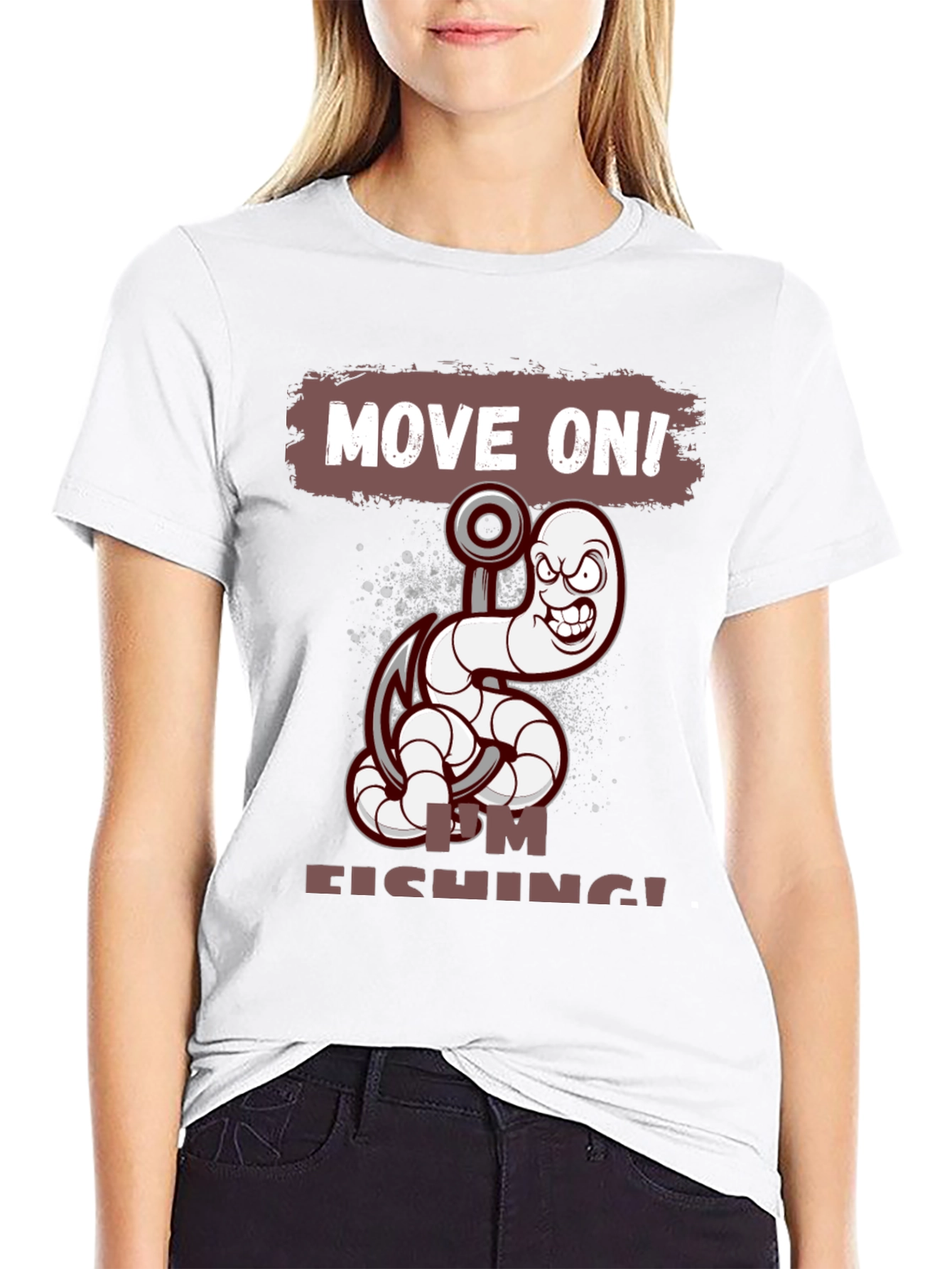 Move On! Im Fishing T-Shirt