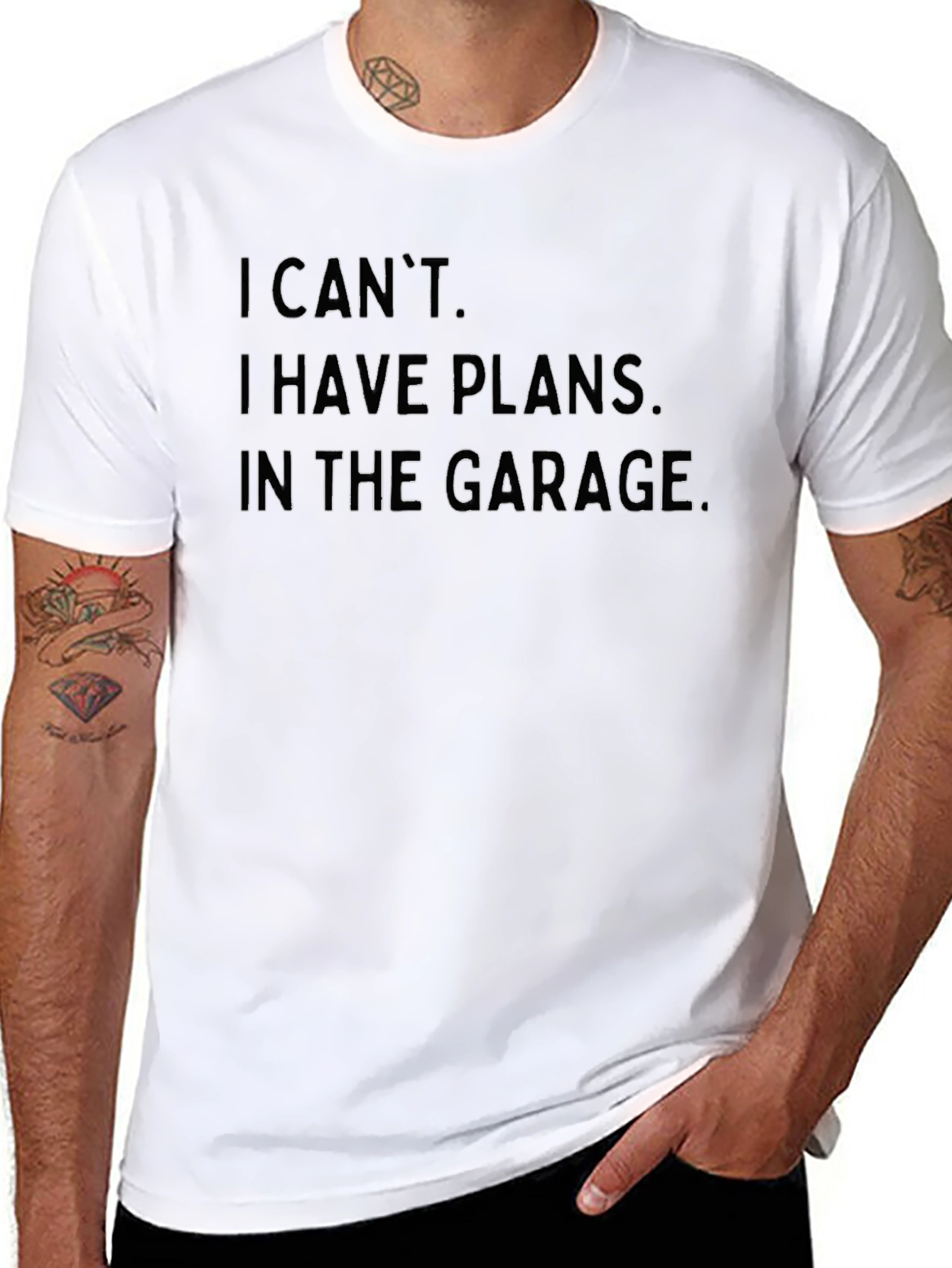 Garage Plans T-Shirt - I Cant Garage