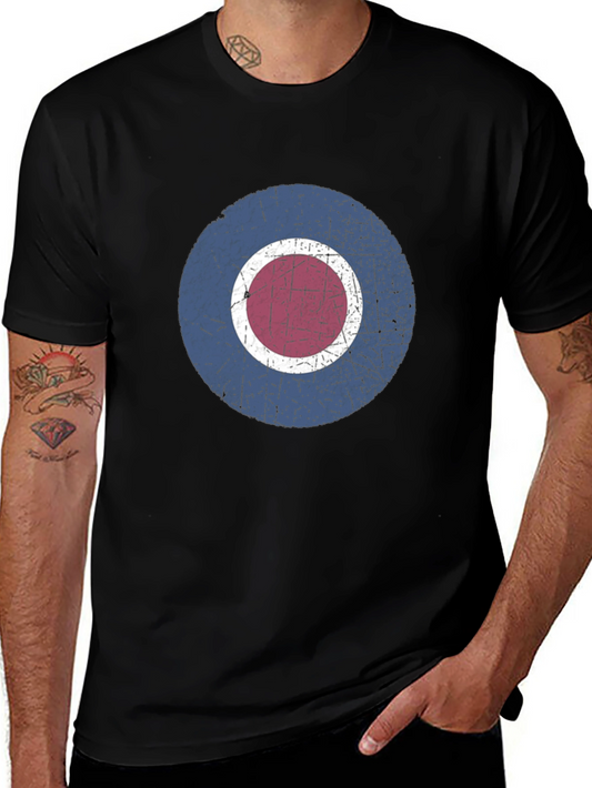 Target Graphic Tee - Mens Black Short Sleeve T-Shirt