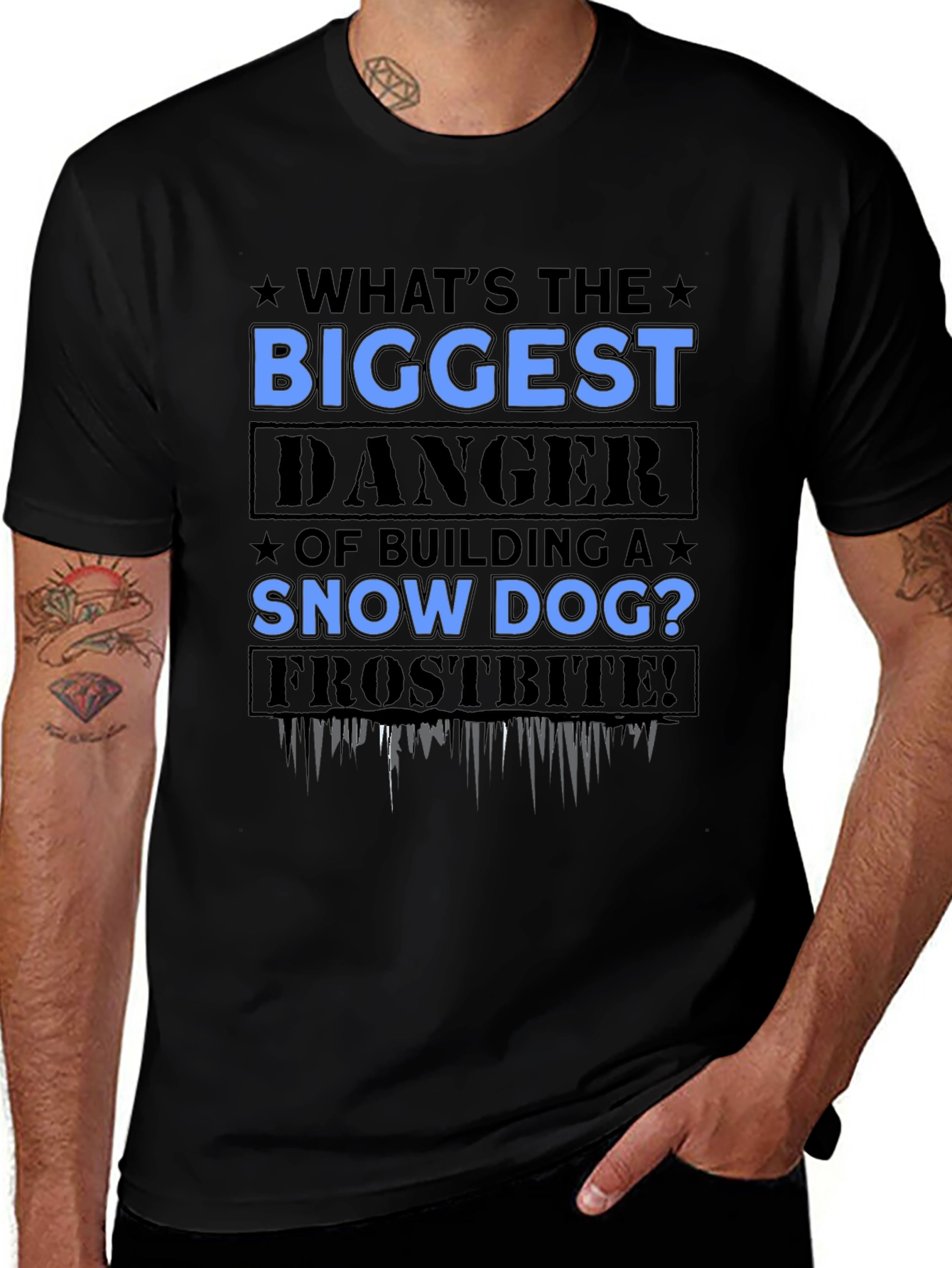 Snow Dog Danger T-Shirt
