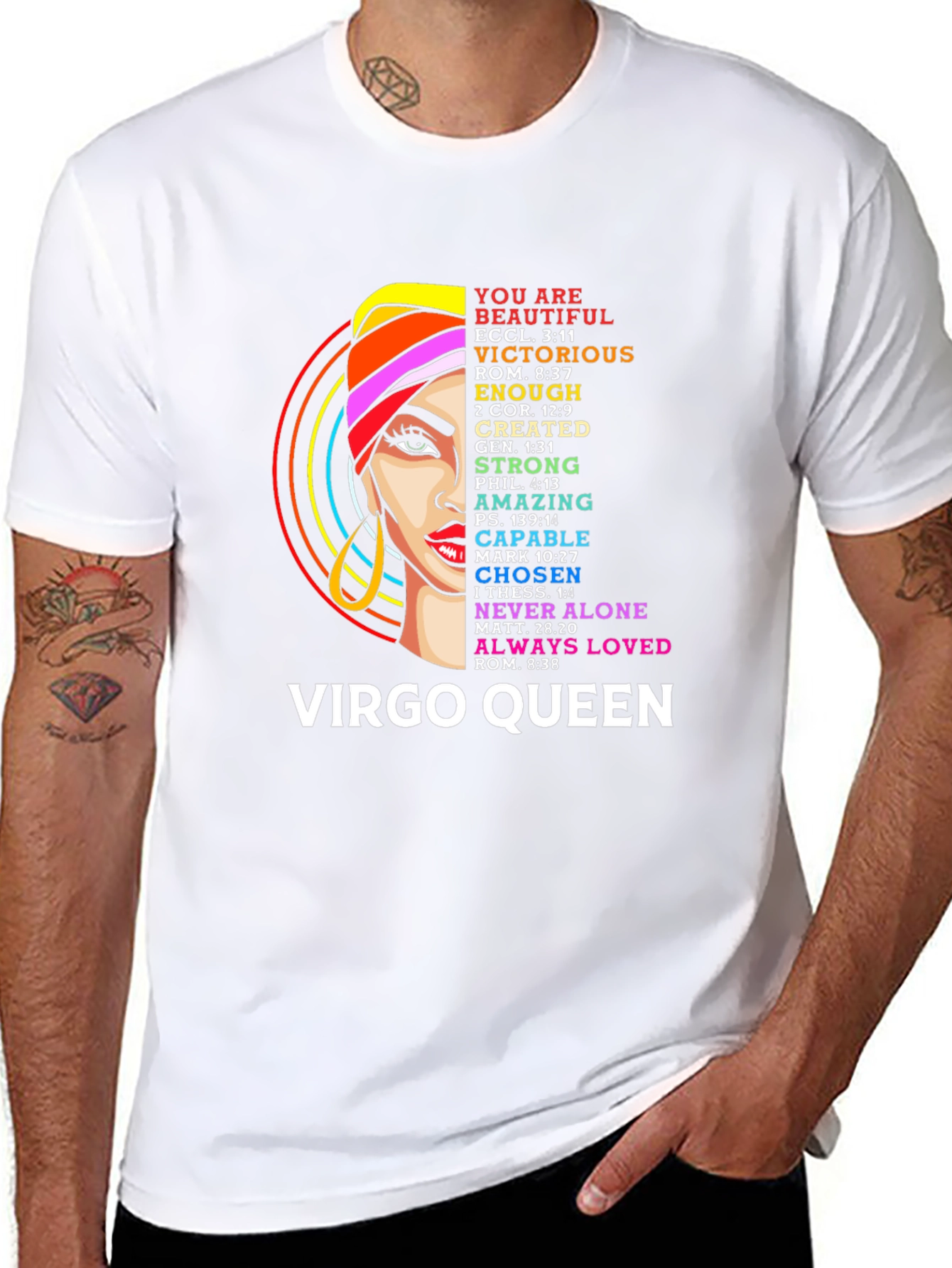 Virgo Queen Graphic T-Shirt - Inspirational Design