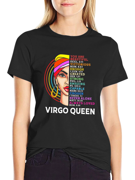 Virgo Queen Graphic T-Shirt - Inspirational Design