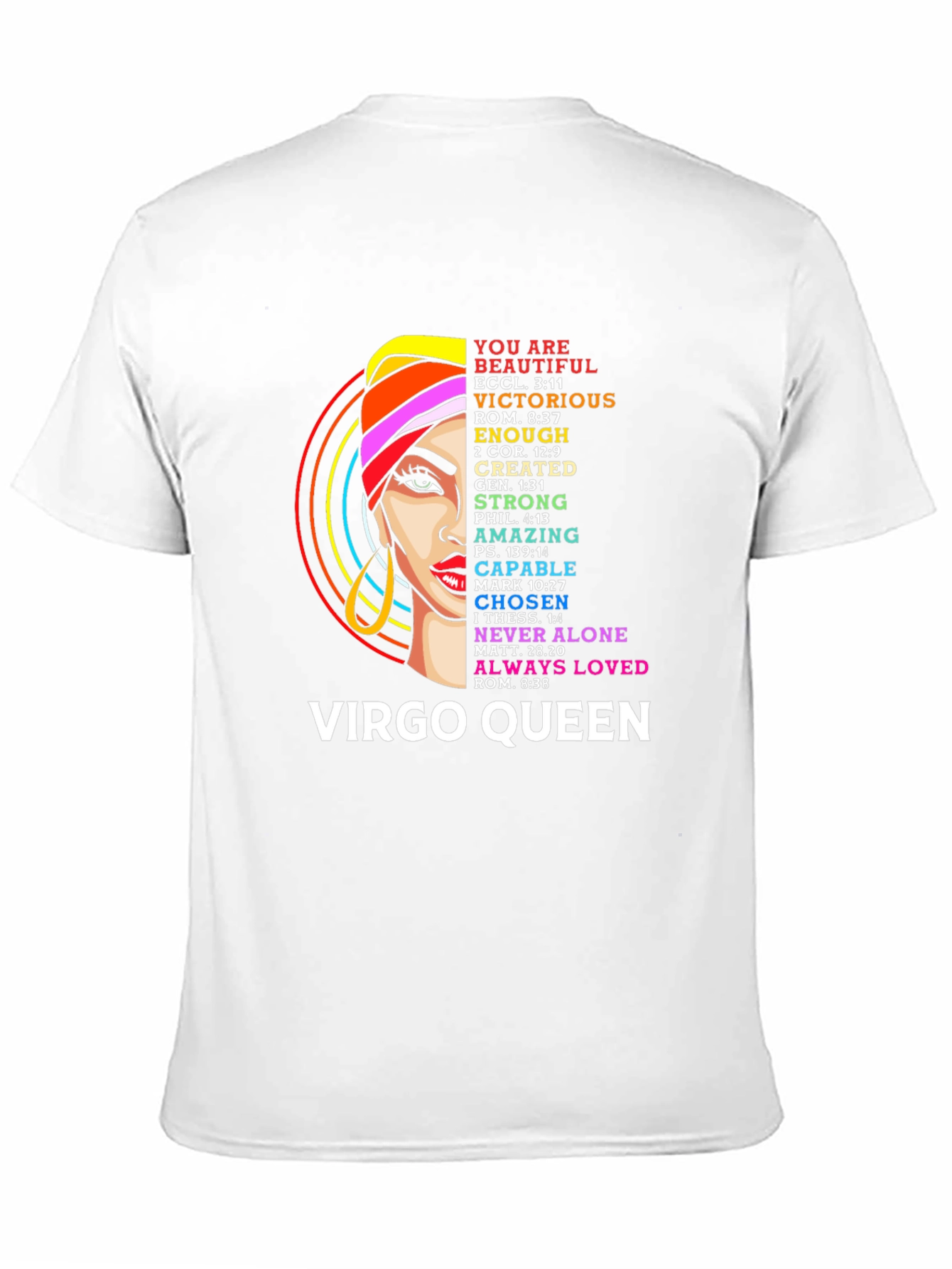 Virgo Queen Graphic T-Shirt - Inspirational Design