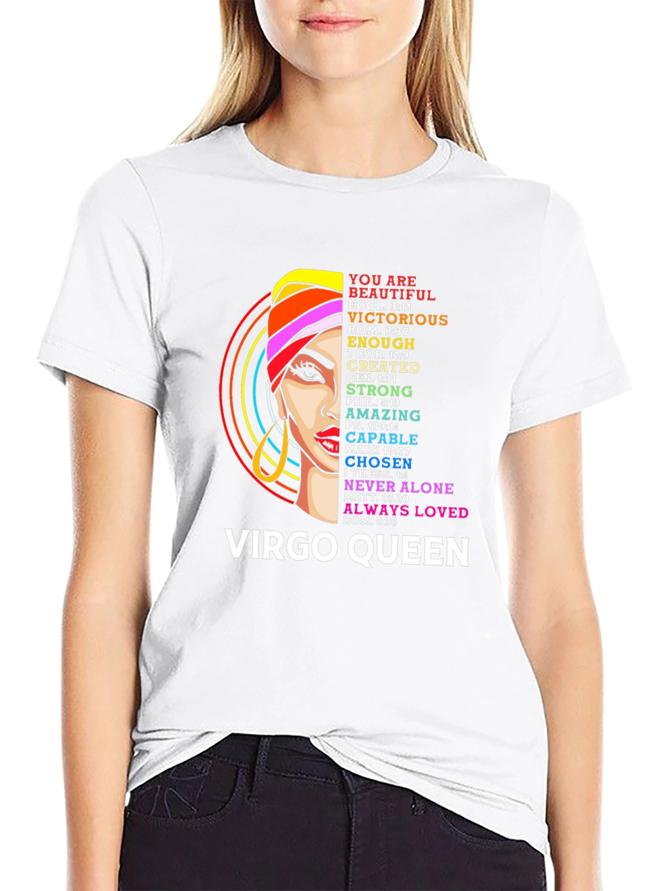 Virgo Queen Graphic T-Shirt - Inspirational Design