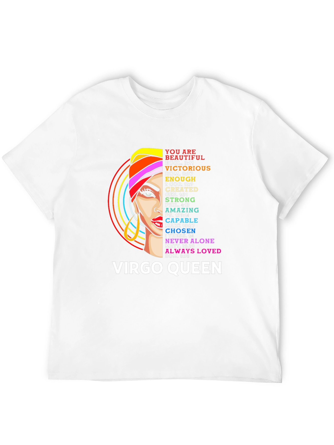 Virgo Queen Graphic T-Shirt - Inspirational Design