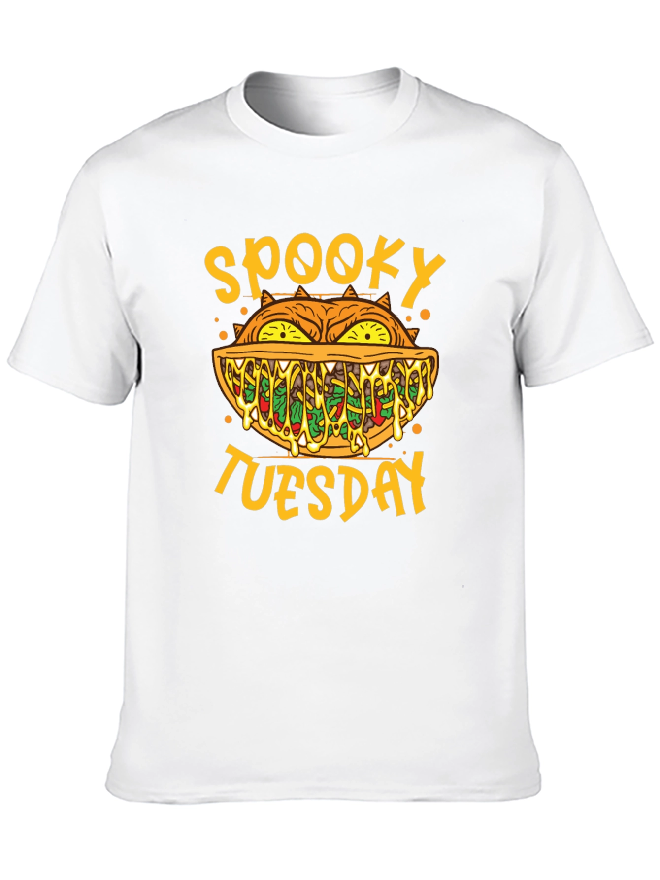 Spooky Tuesday Graphic T-Shirt - Halloween Style