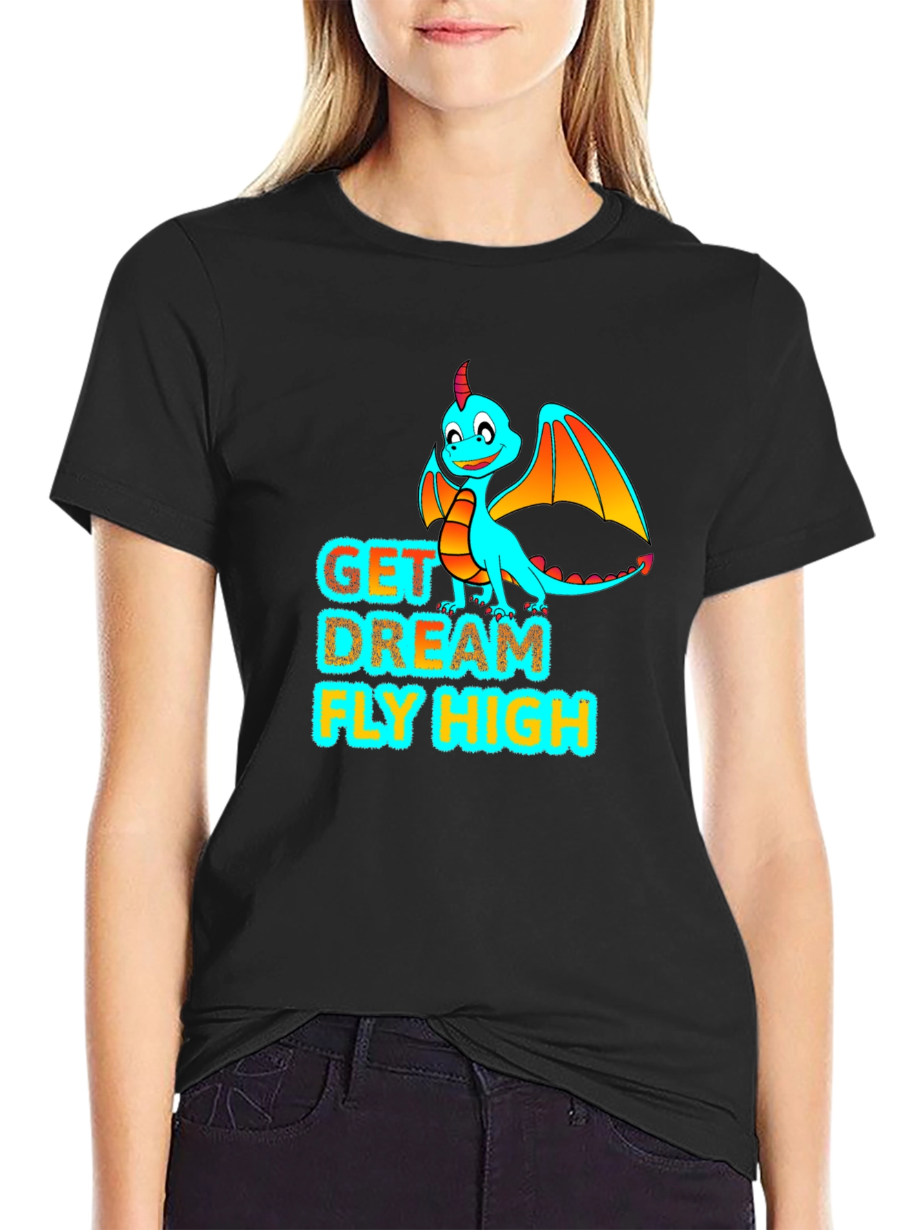 Dream High Dragon Graphic Tee