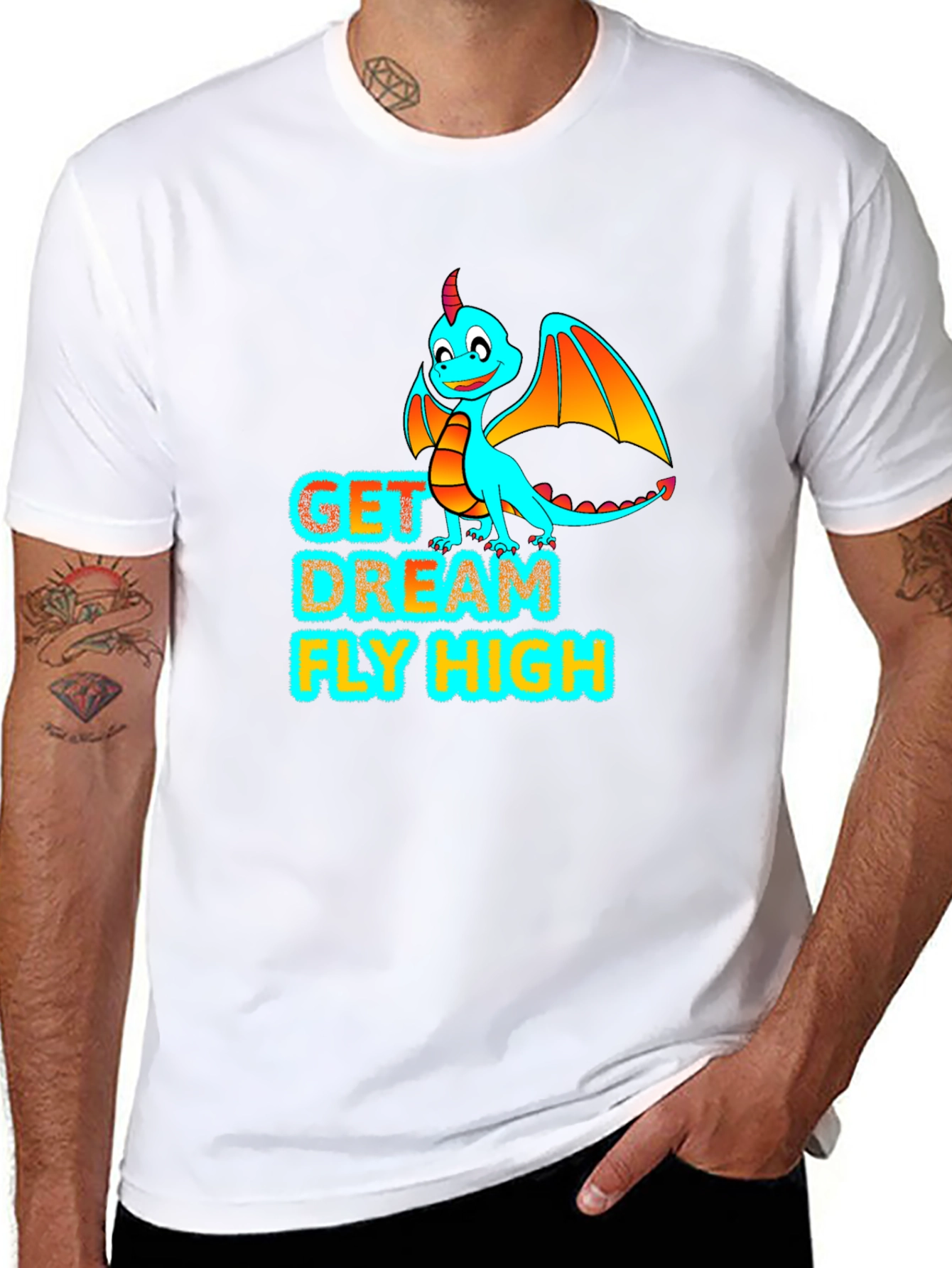 Dream High Dragon Graphic Tee