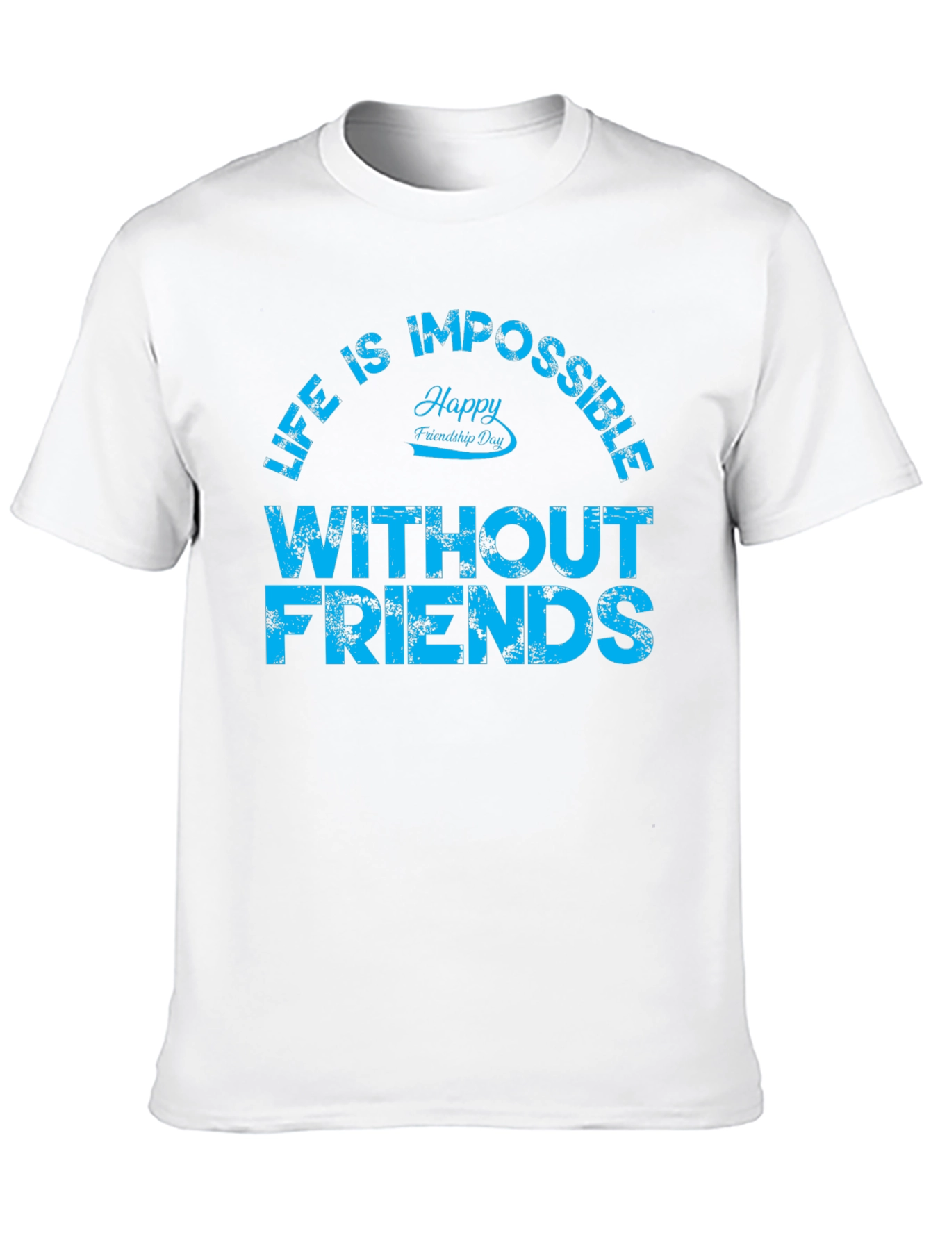 Friendship Day Graphic Tee - Life Without Friends