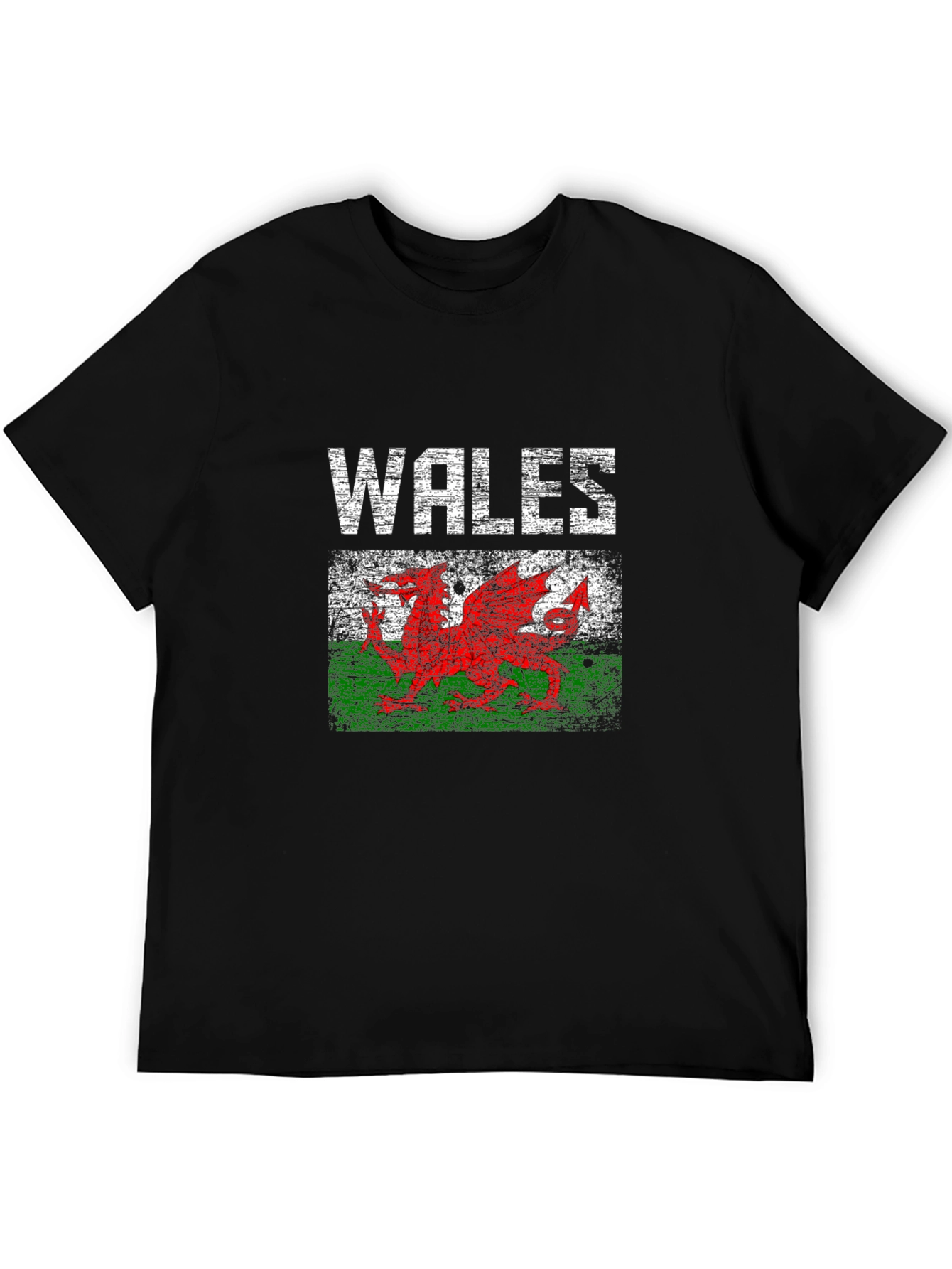 Wales Flag Dragon Graphic T-Shirt