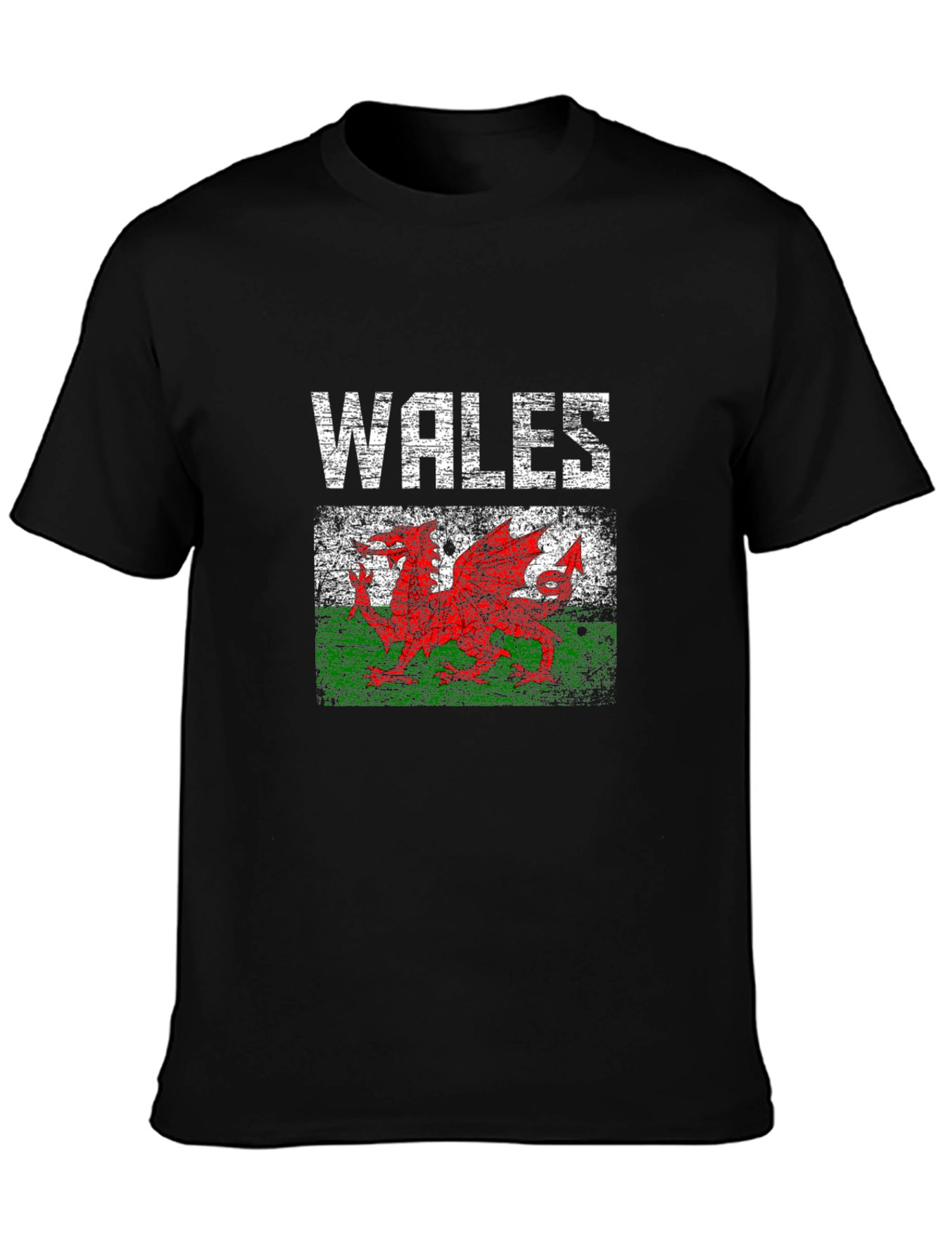 Wales Flag Dragon Graphic T-Shirt