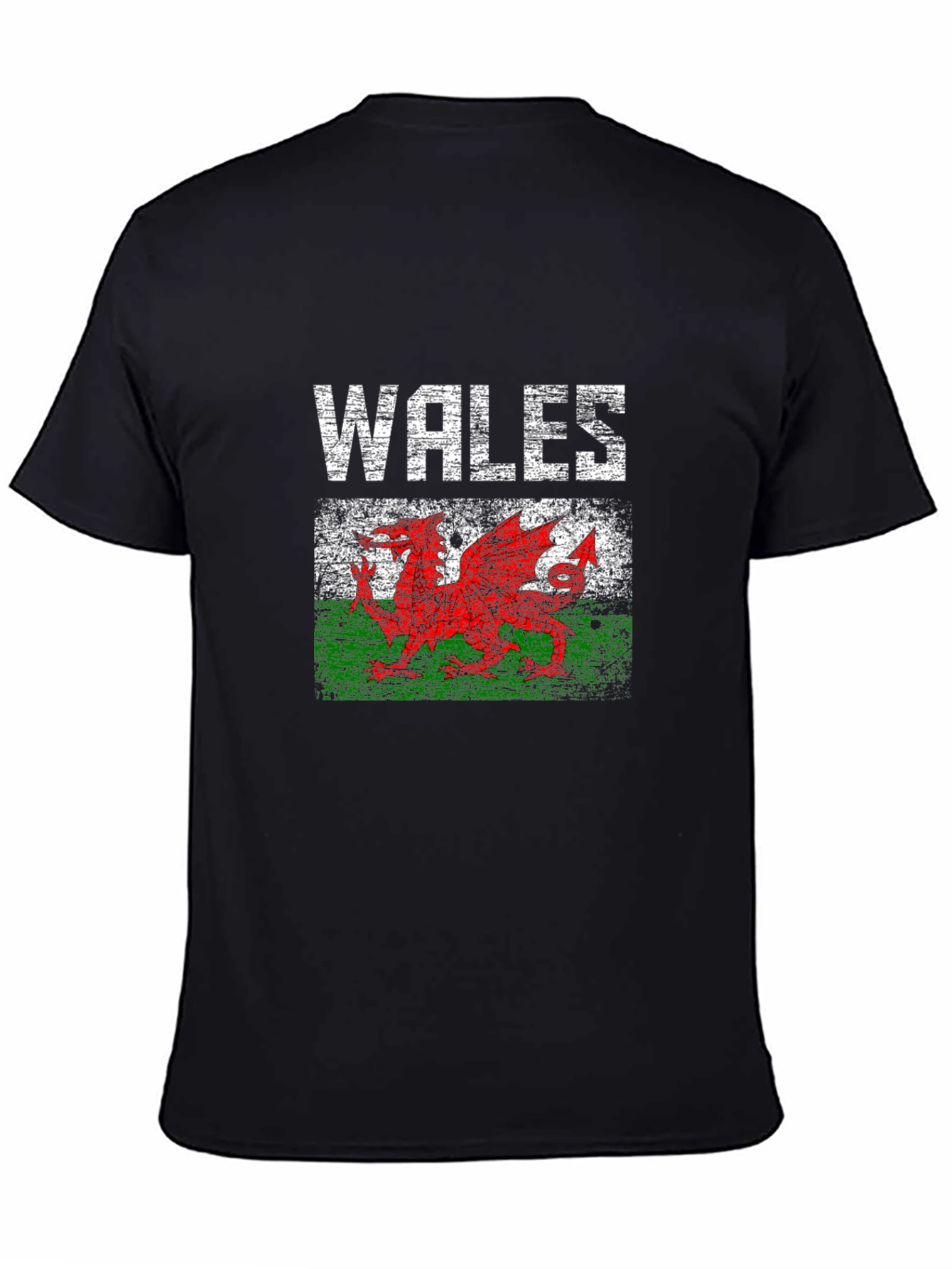 Wales Flag Dragon Graphic T-Shirt