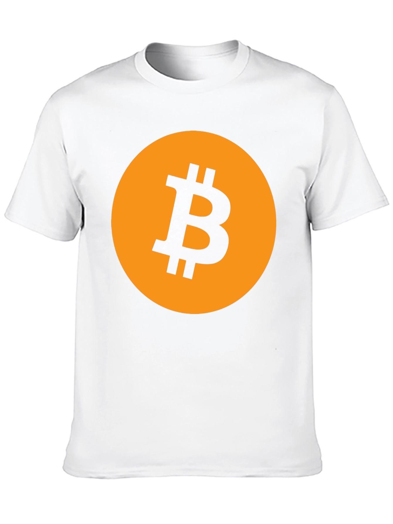 Bitcoin Logo Graphic Tee - Black Crypto T-Shirt