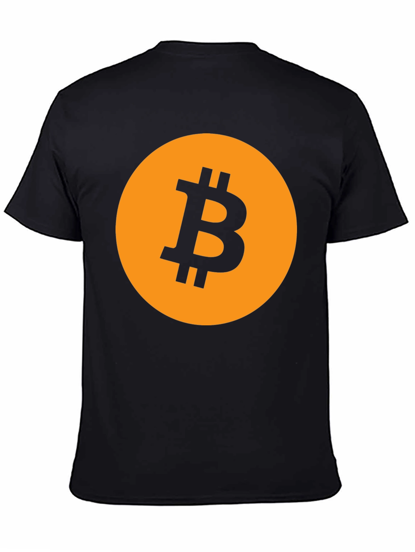 Bitcoin Logo Graphic Tee - Black Crypto T-Shirt