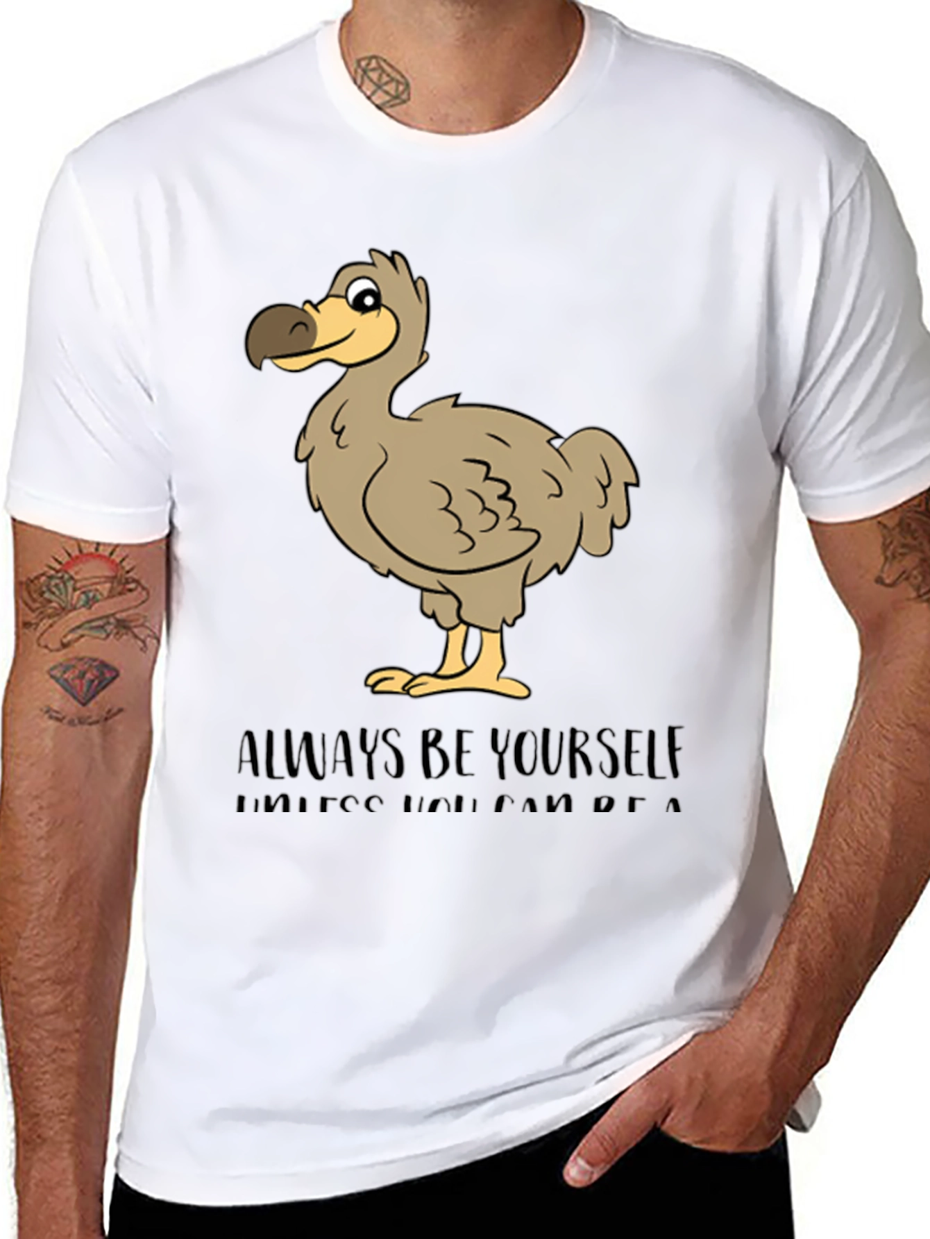 Dodo Bird T-Shirt - Be Yourself Graphic Tee