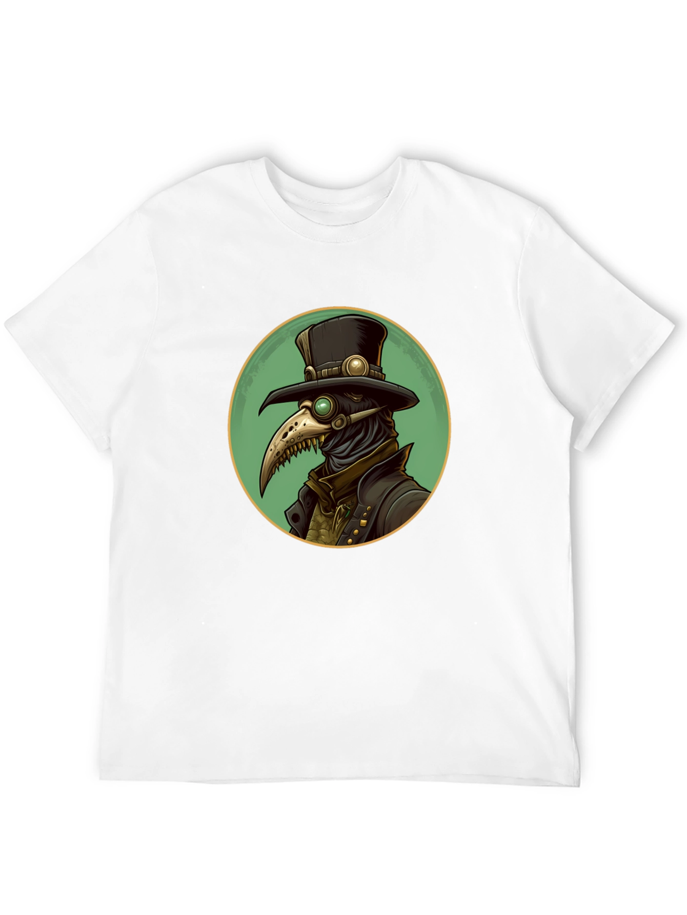 Plague Doctor T-Shirt - Unique Steampunk Design