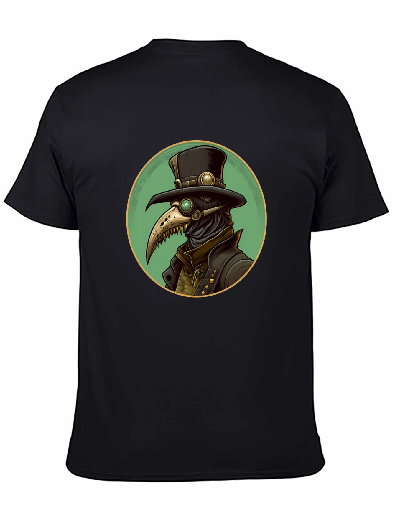 Plague Doctor T-Shirt - Unique Steampunk Design