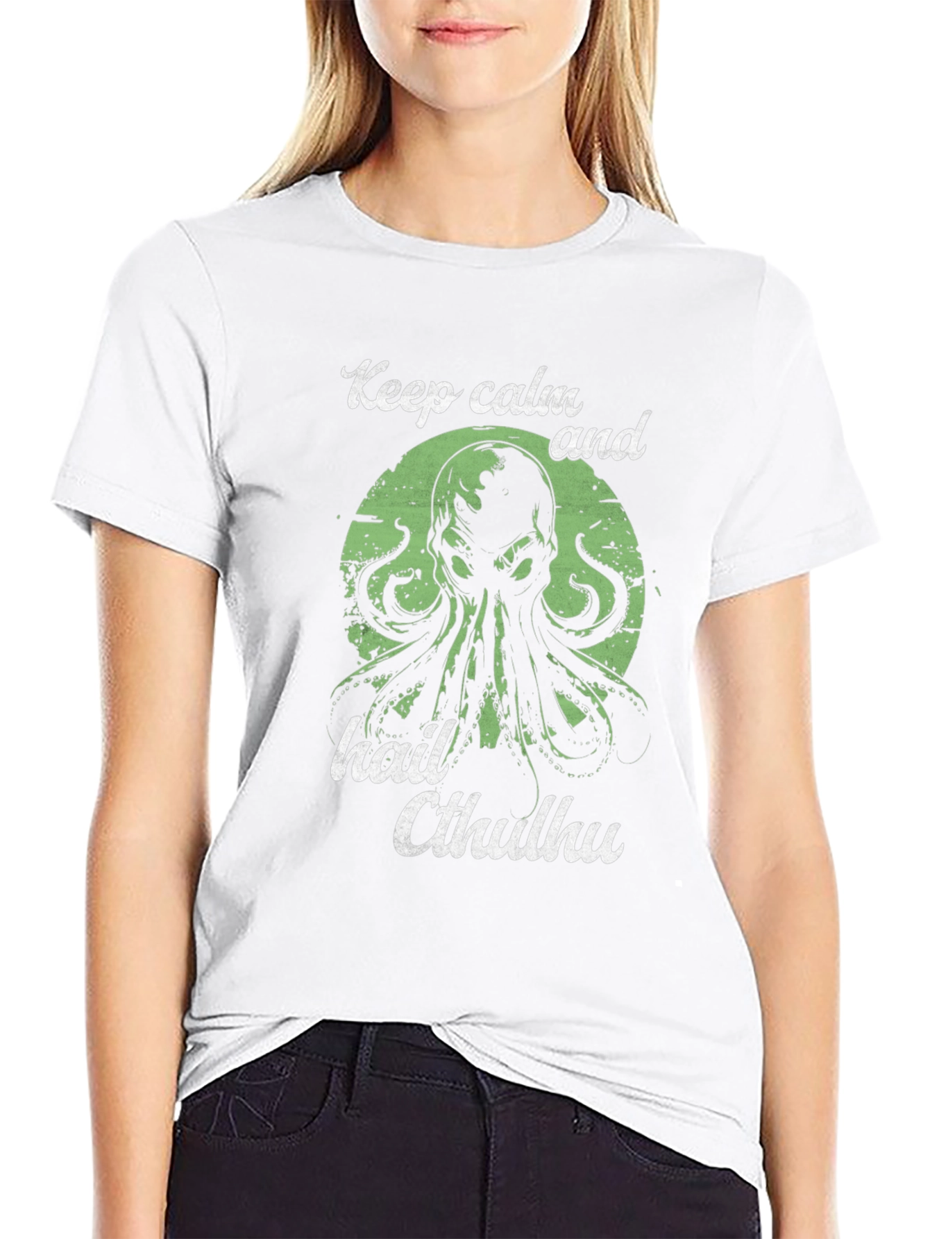 Keep Calm and Hail Cthulhu T-Shirt