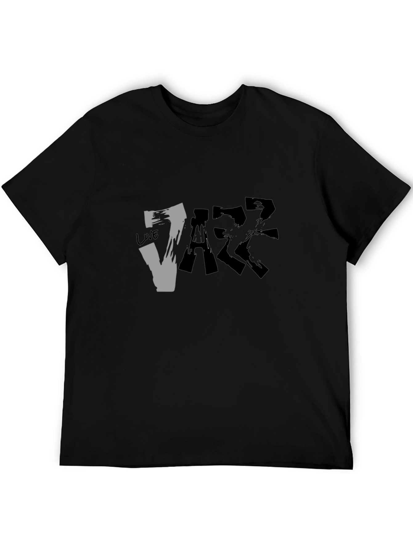 Live Jazz Graphic Black T-Shirt