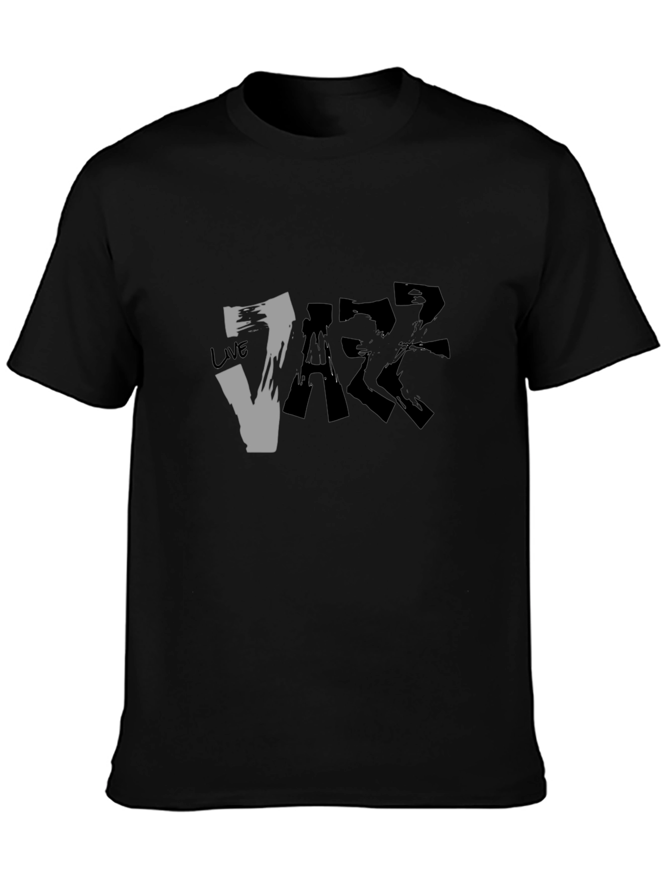 Live Jazz Graphic Black T-Shirt