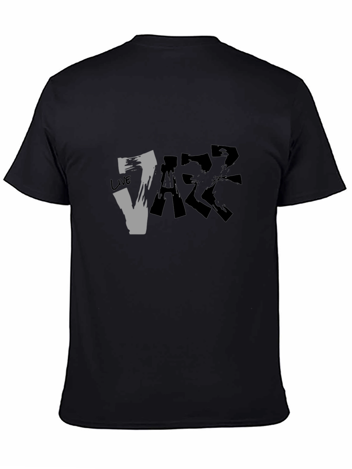 Live Jazz Graphic Black T-Shirt