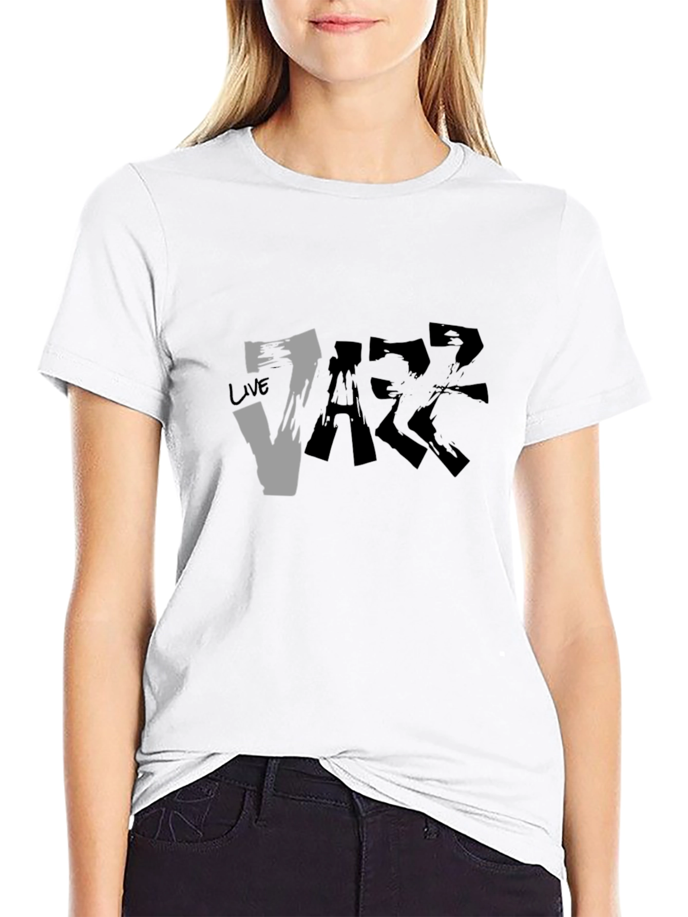 Live Jazz Graphic Black T-Shirt