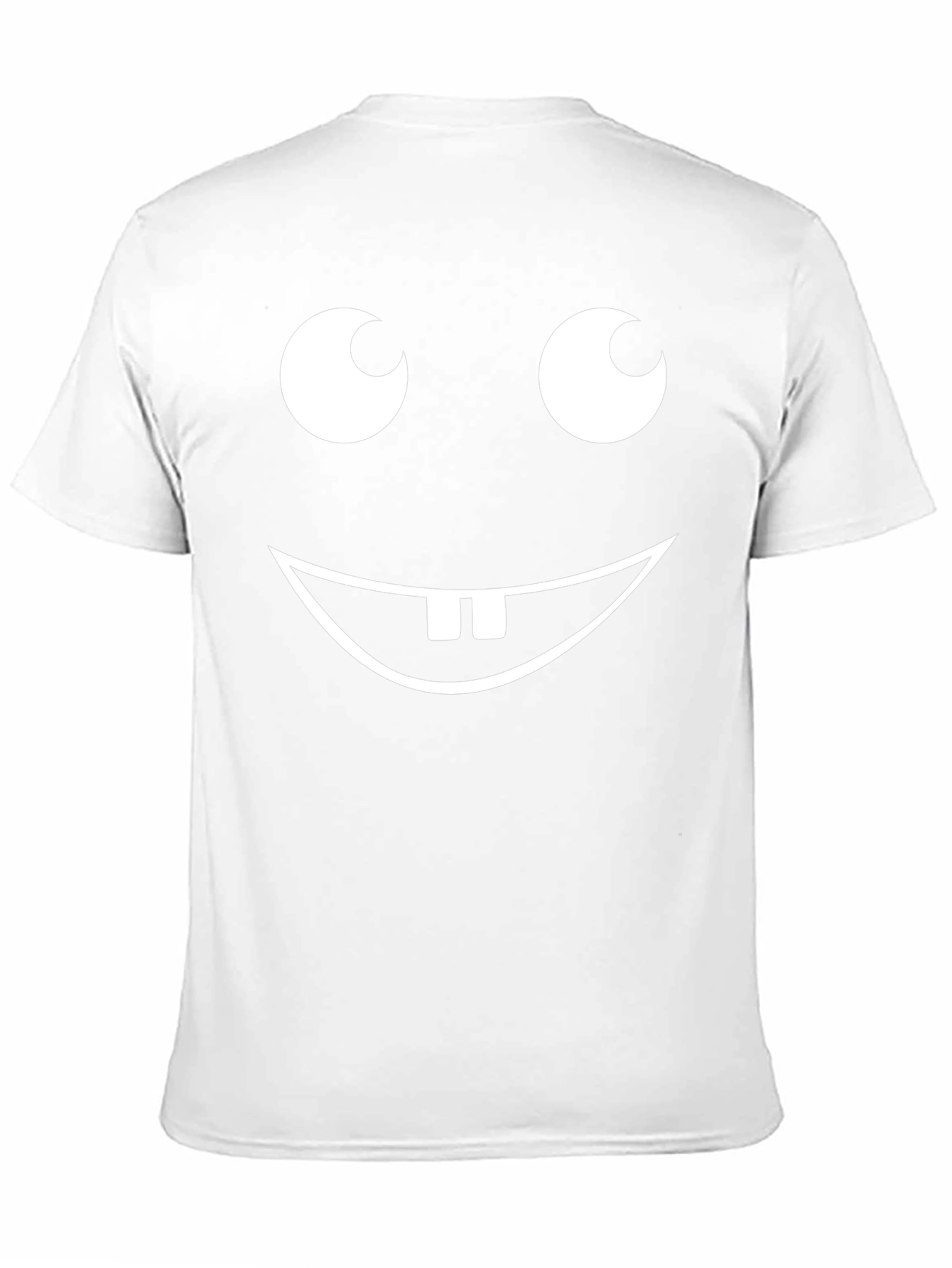 Funny Face Graphic Tee - Black Cotton T-Shirt