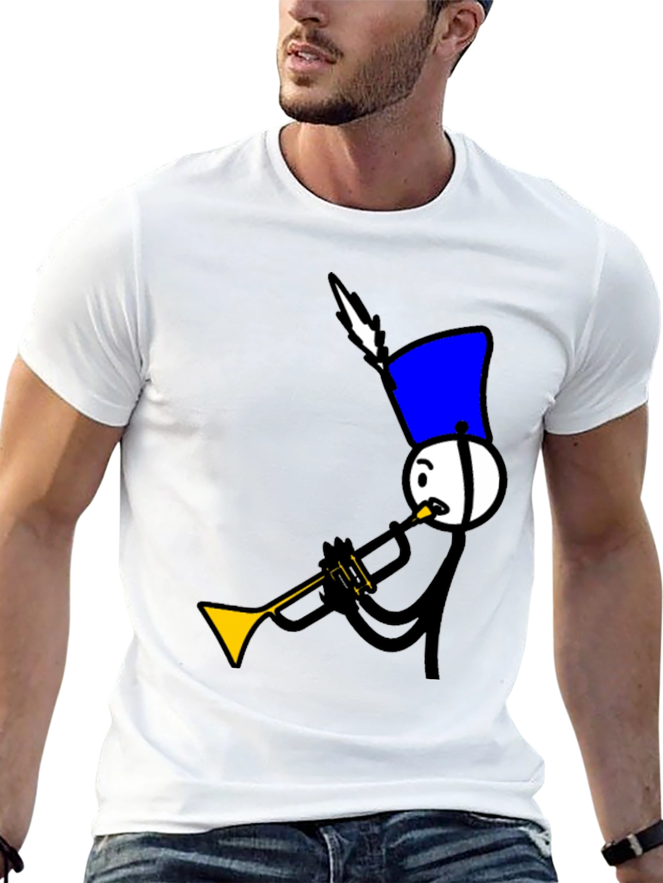 Marching Band Stick Figure T-Shirt