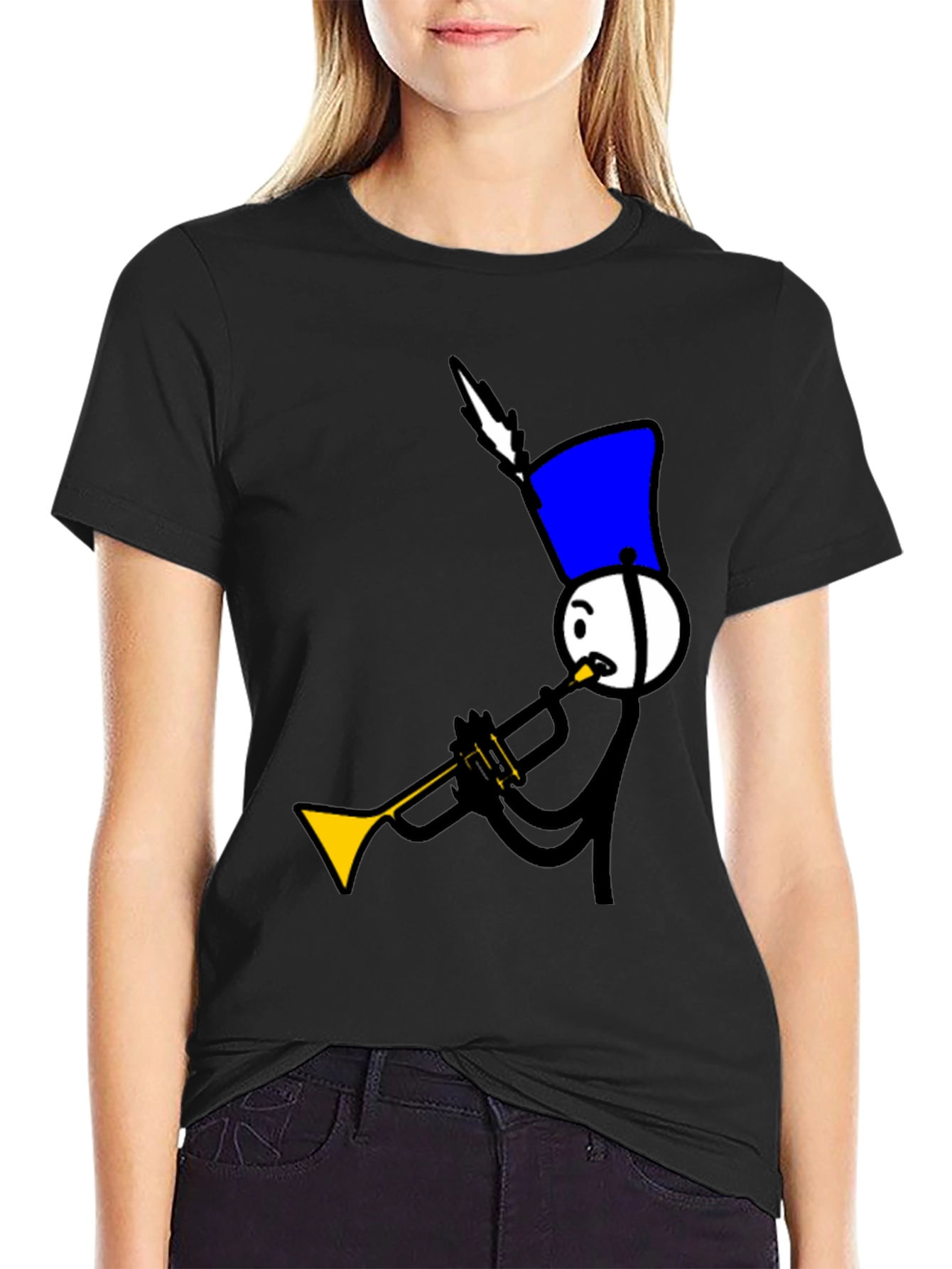 Marching Band Stick Figure T-Shirt