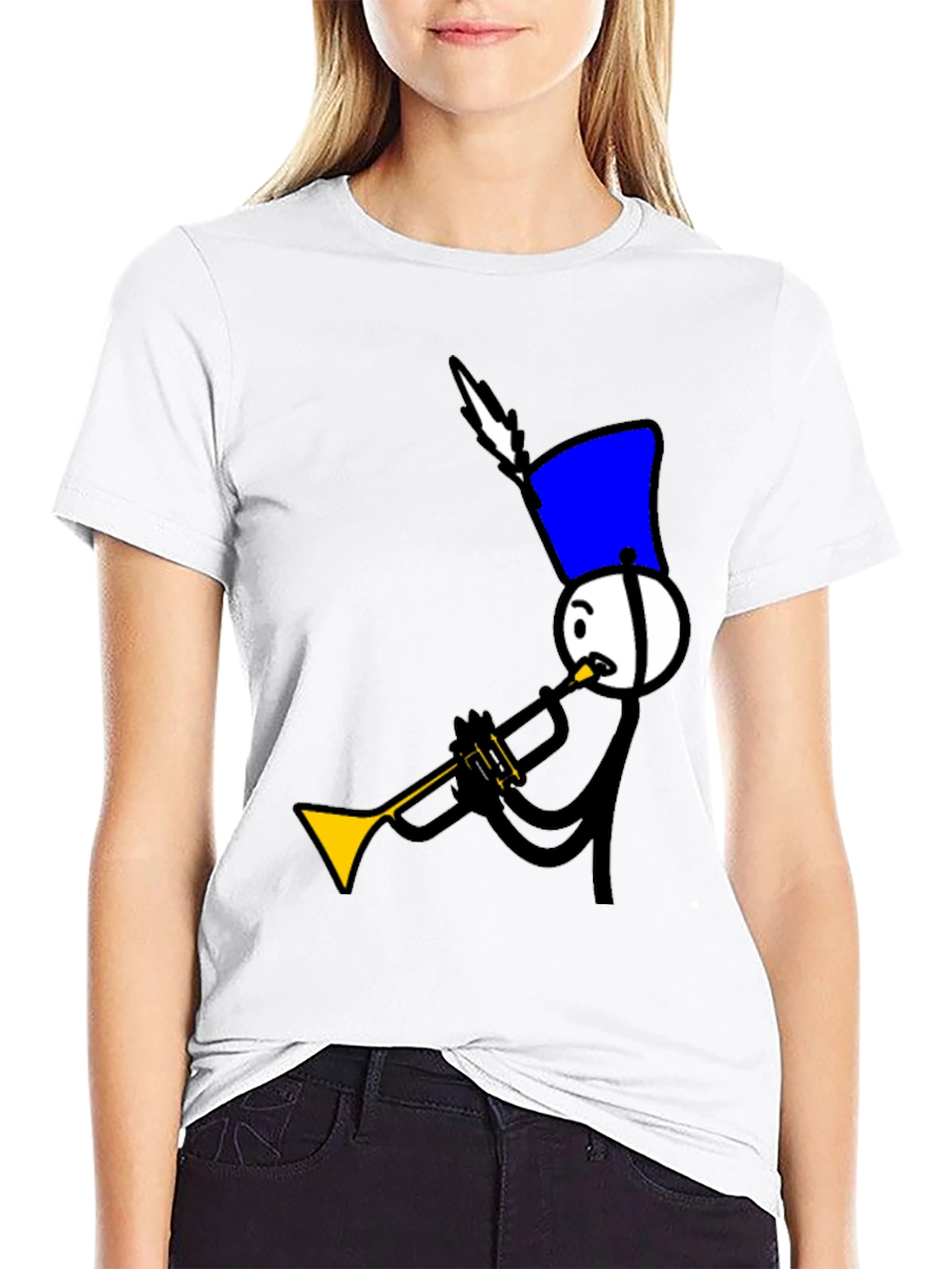 Marching Band Stick Figure T-Shirt