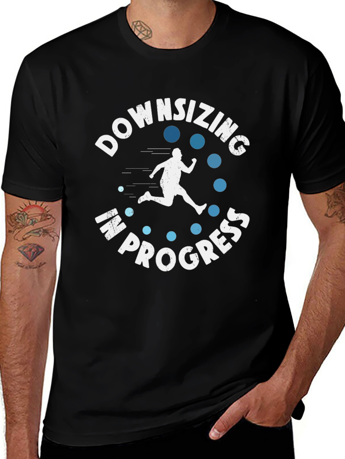 Downsizing In Progress Graphic Tee