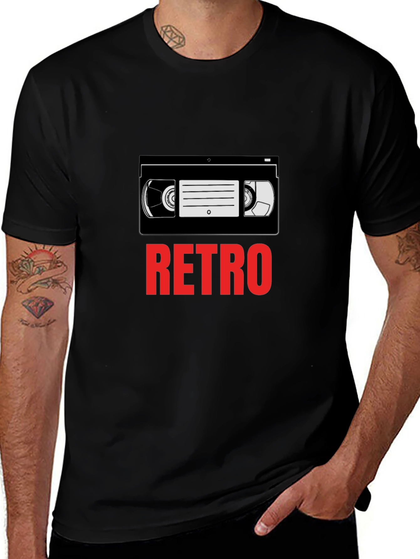 Retro VHS Tape Graphic Tee - Nostalgic Style!