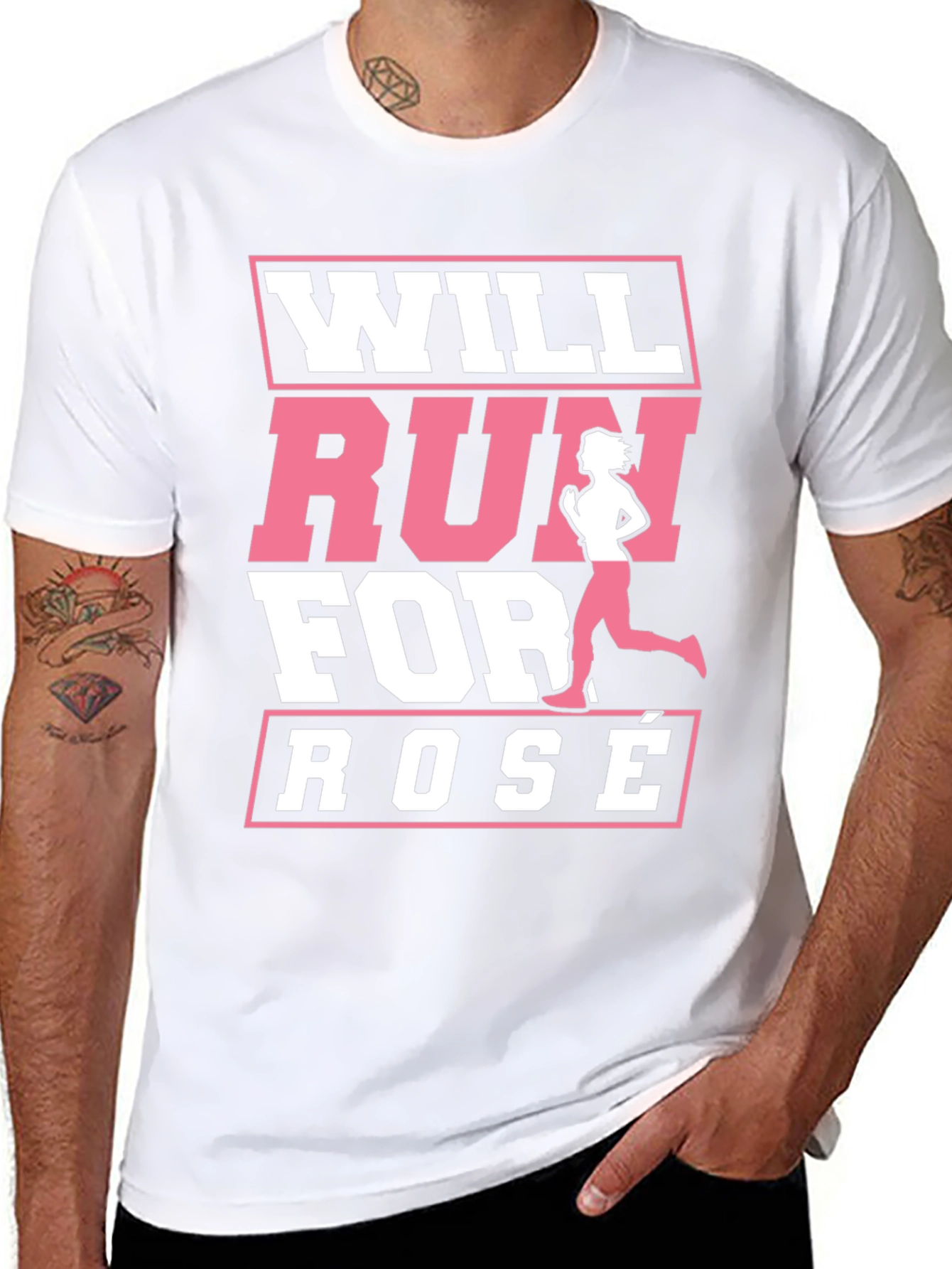 Will Run for Rosé T-Shirt