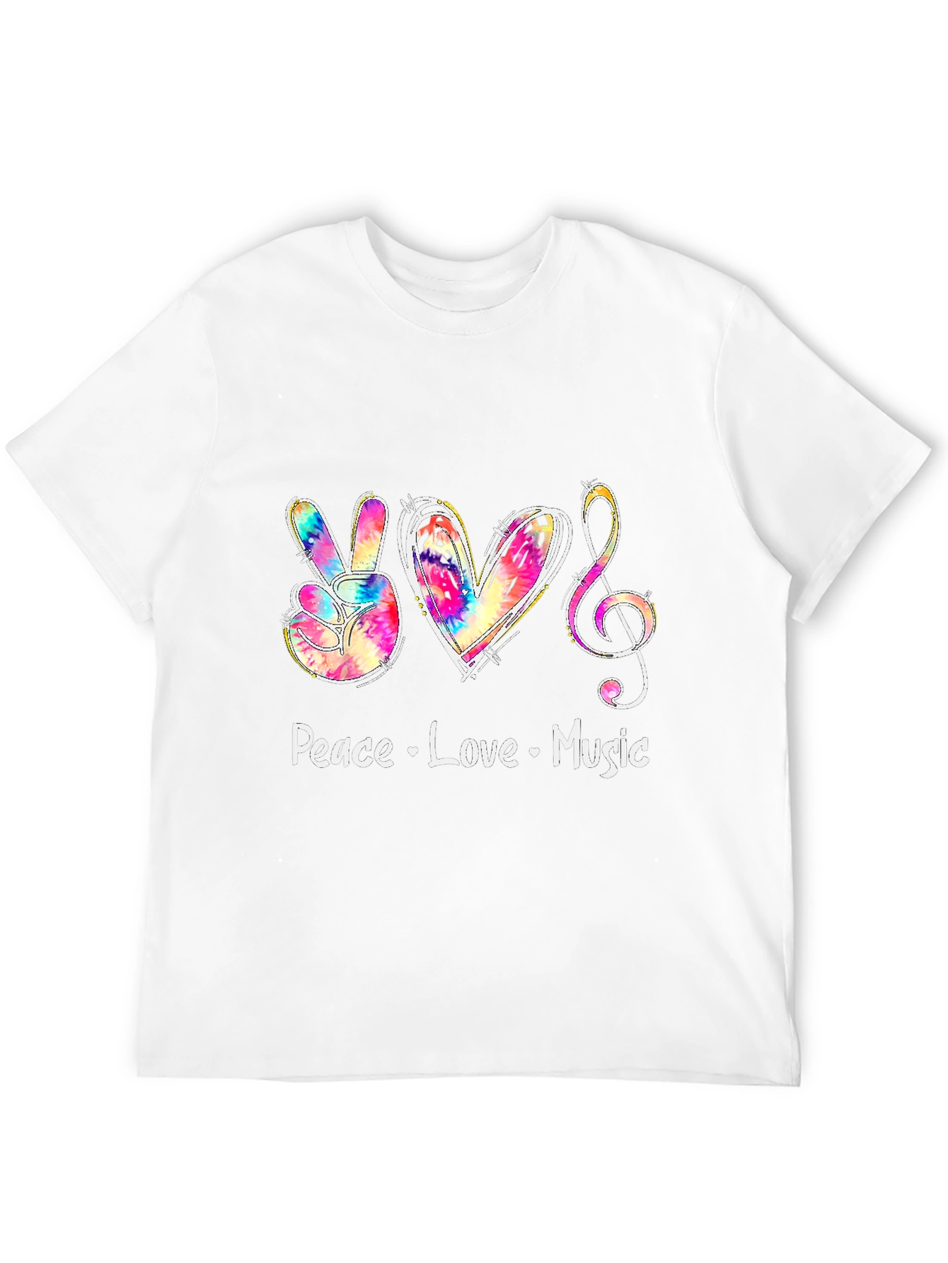 Peace Love Music Graphic Tee