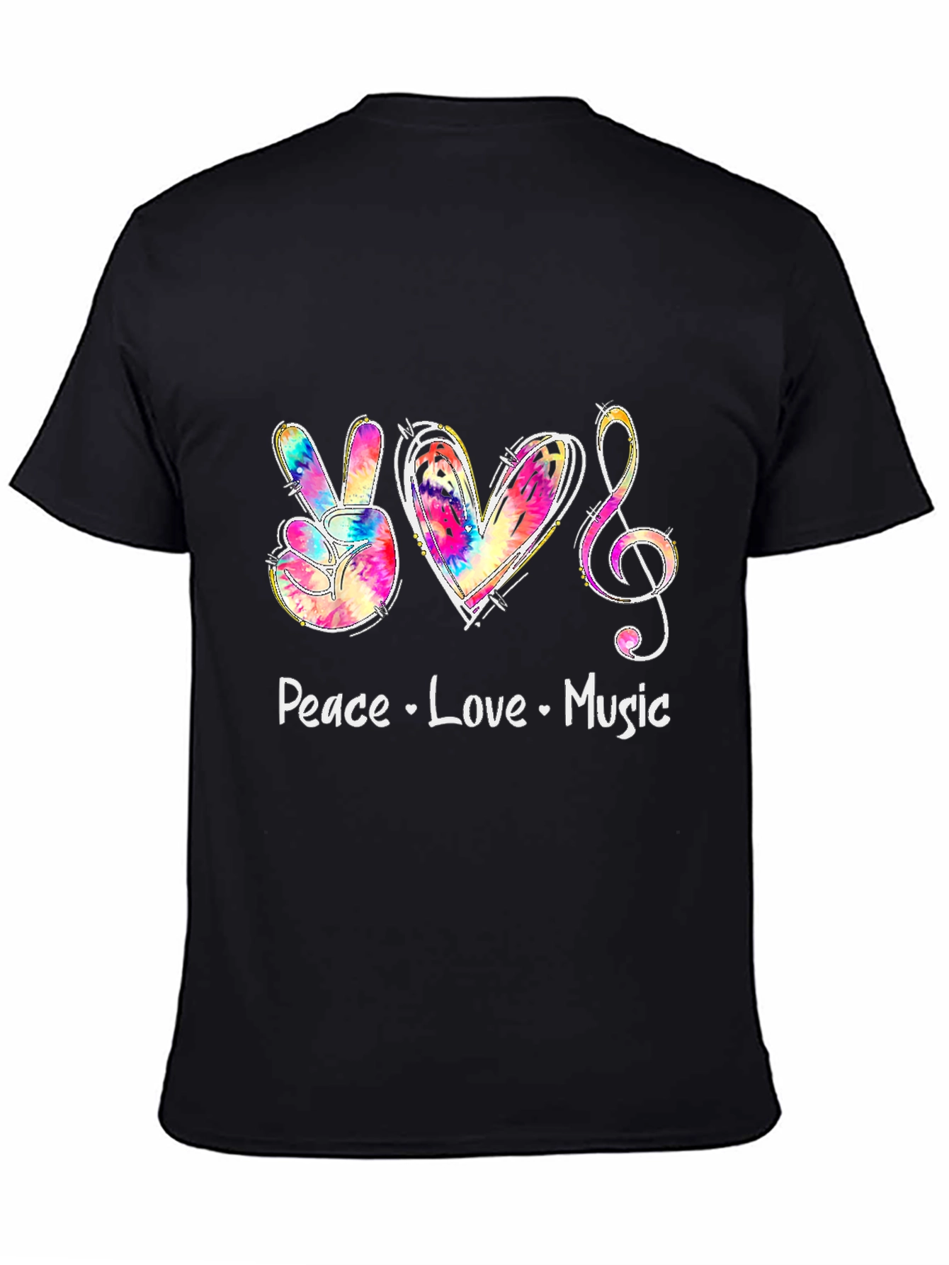 Peace Love Music Graphic Tee