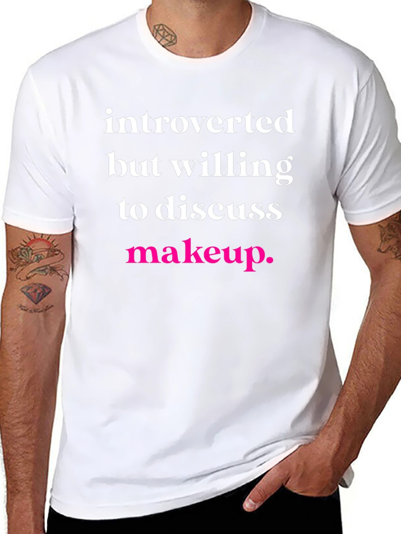 Introverted Makeup T-Shirt