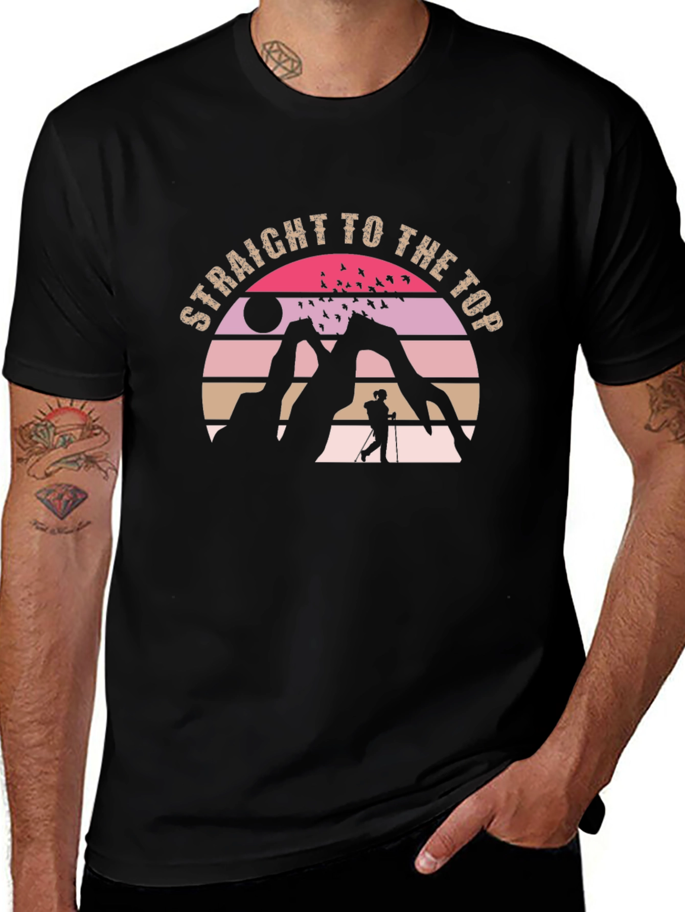 Straight to the Top Graphic T-Shirt