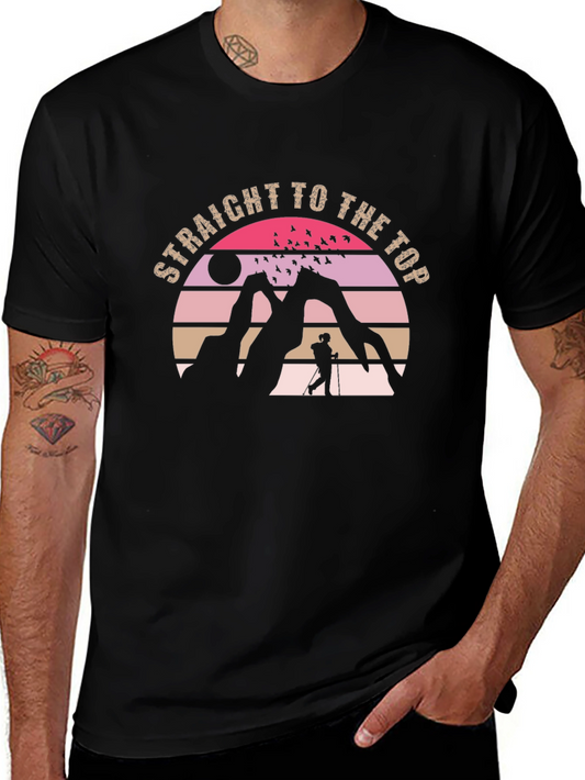 Straight to the Top Graphic T-Shirt