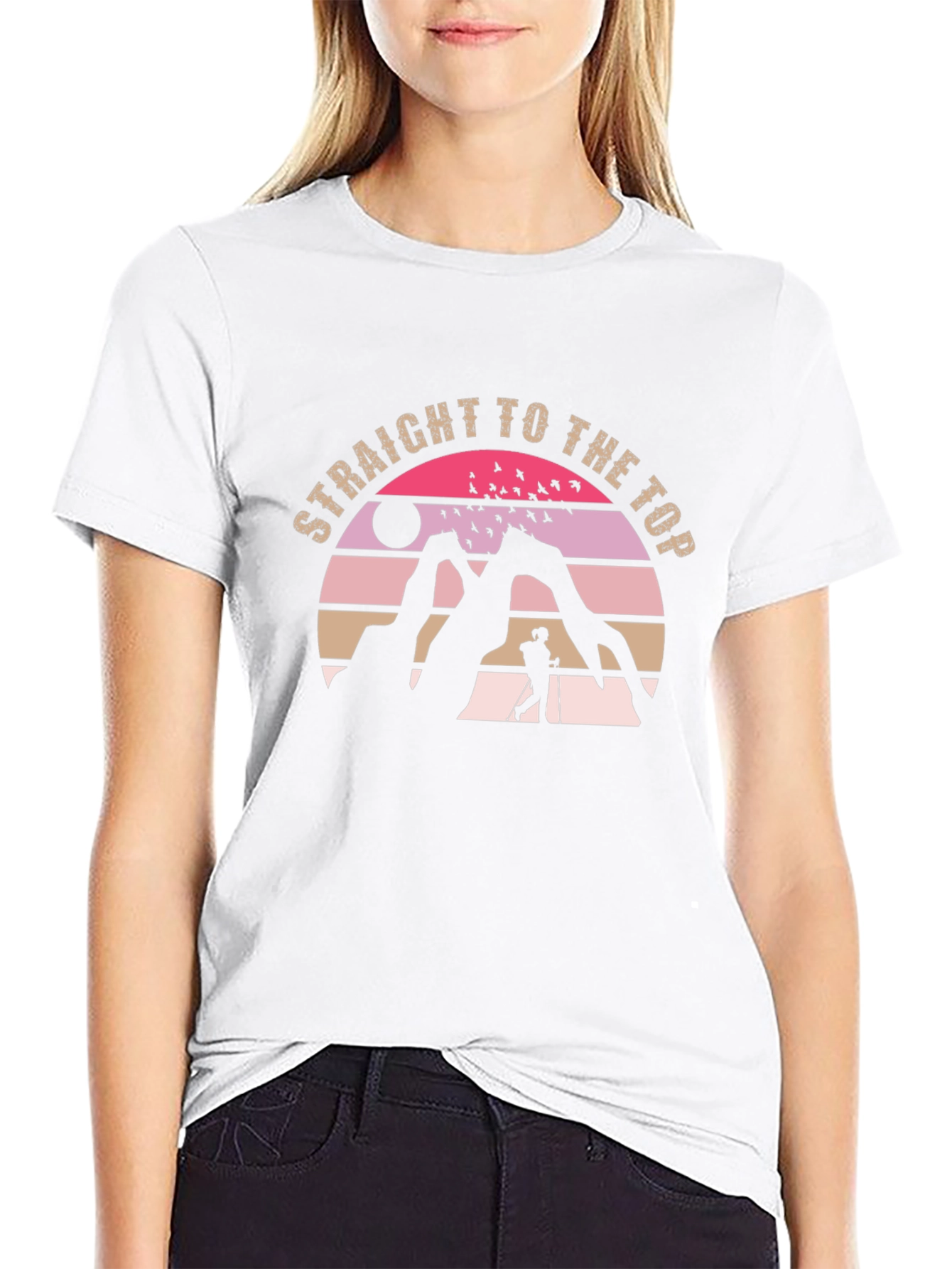 Straight to the Top Graphic T-Shirt